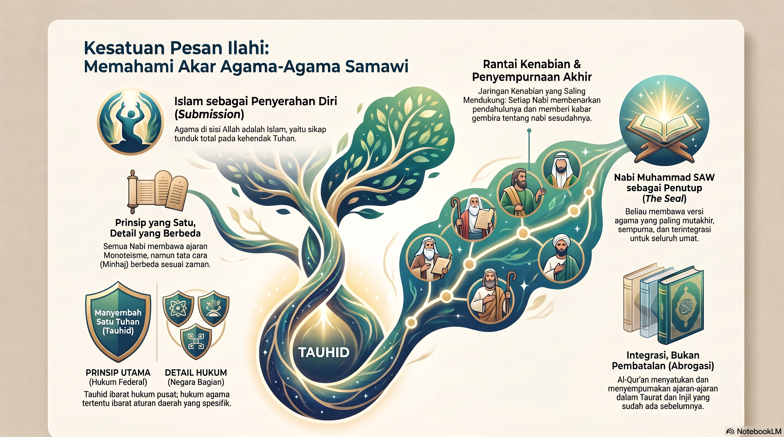 Kesatuan Pesan Ilahi Samawi