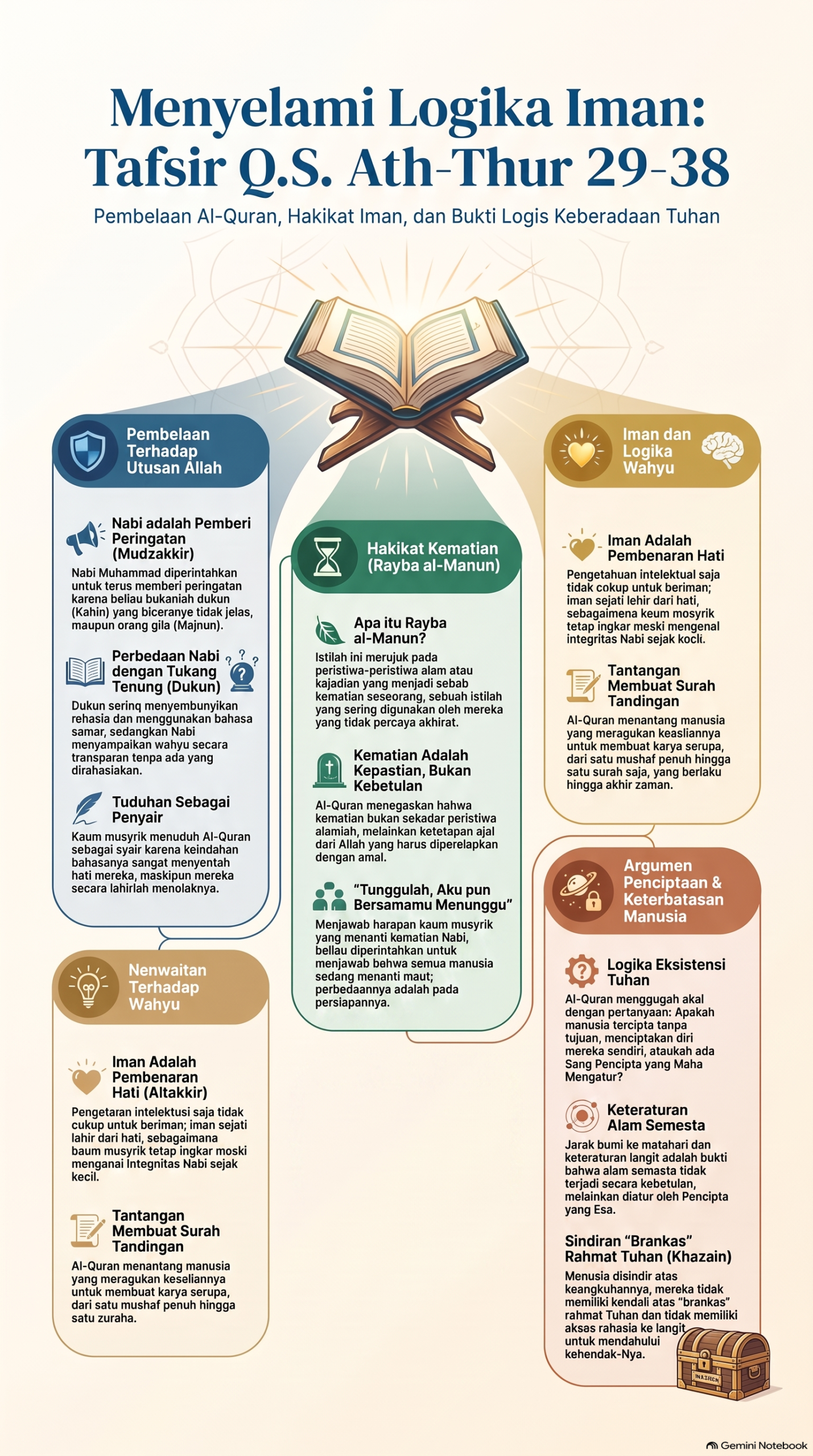 Infografis Tafsir Surah Ath Thur 29