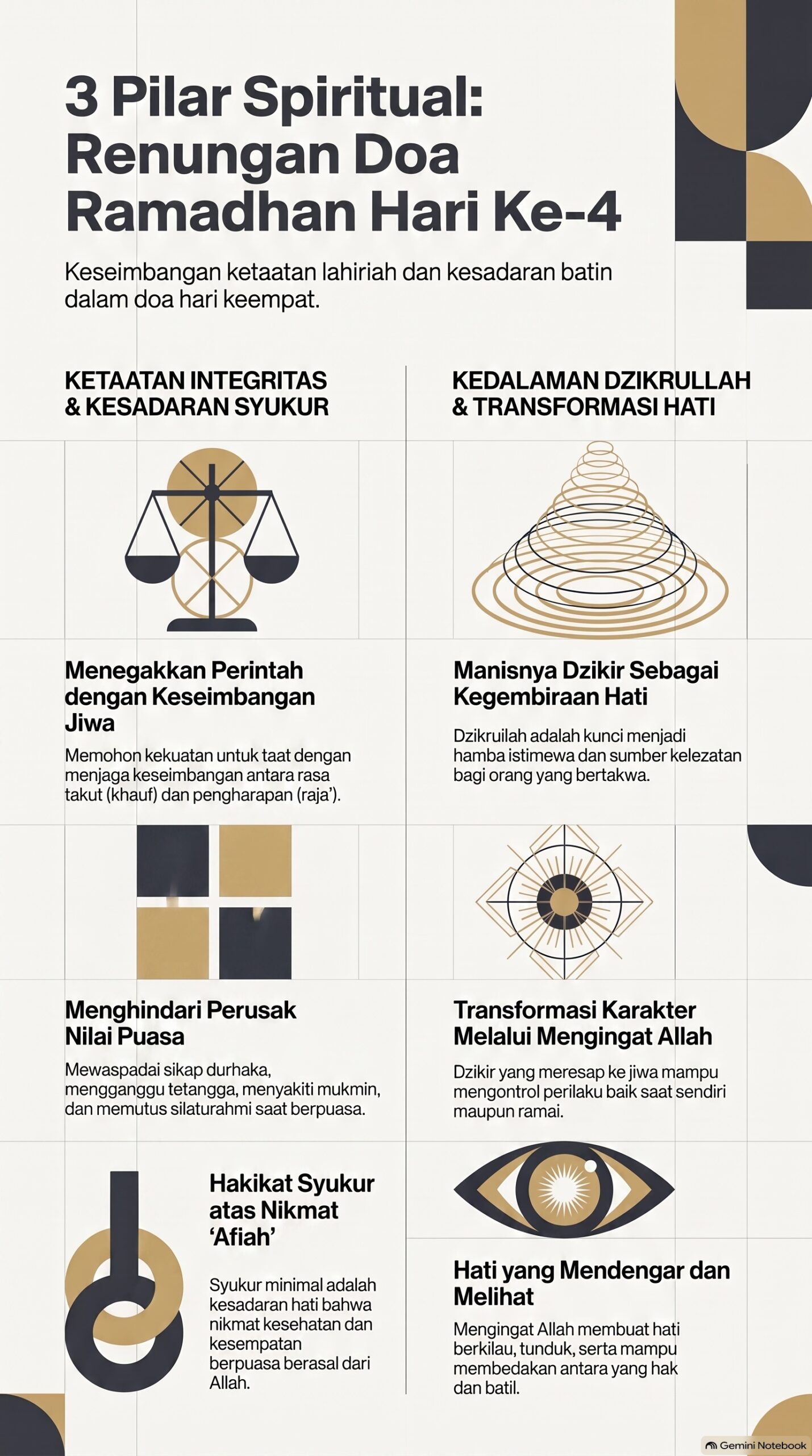 3 Pilar Spiritual Ramadhan