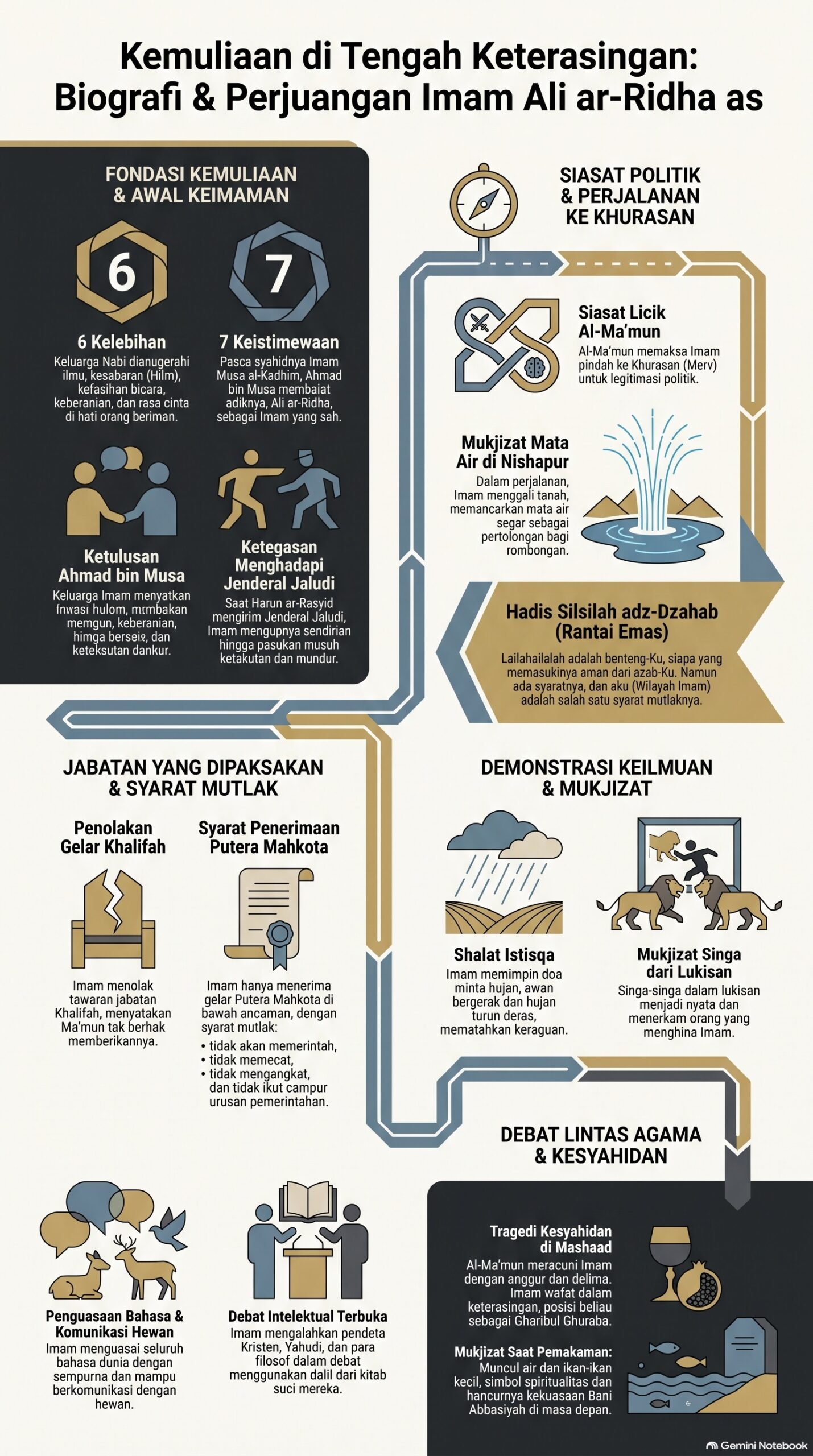 Biografi Perjuangan Imam Ali ar Ridha