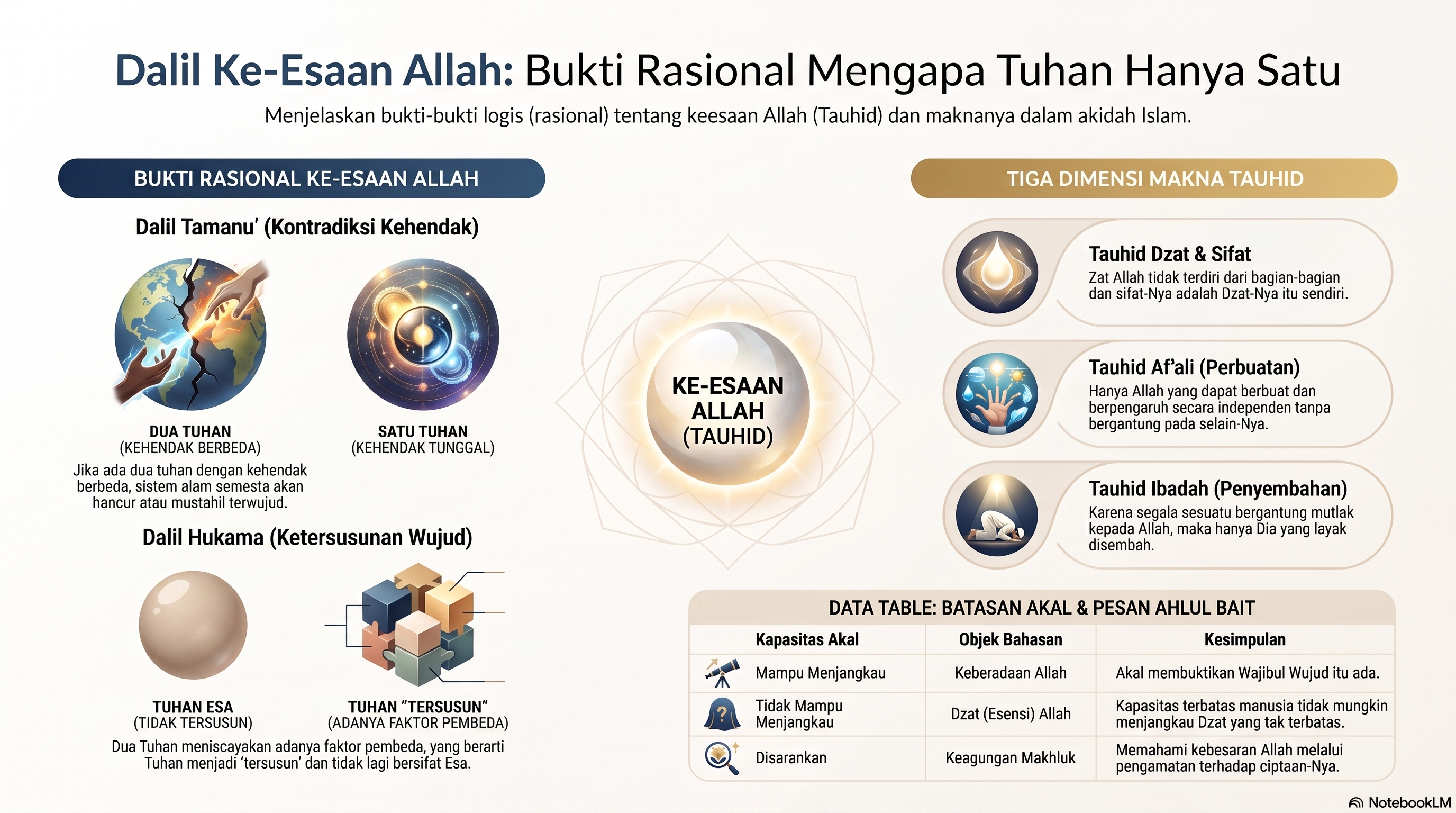 Dalil Rasional Ke Esaan Allah