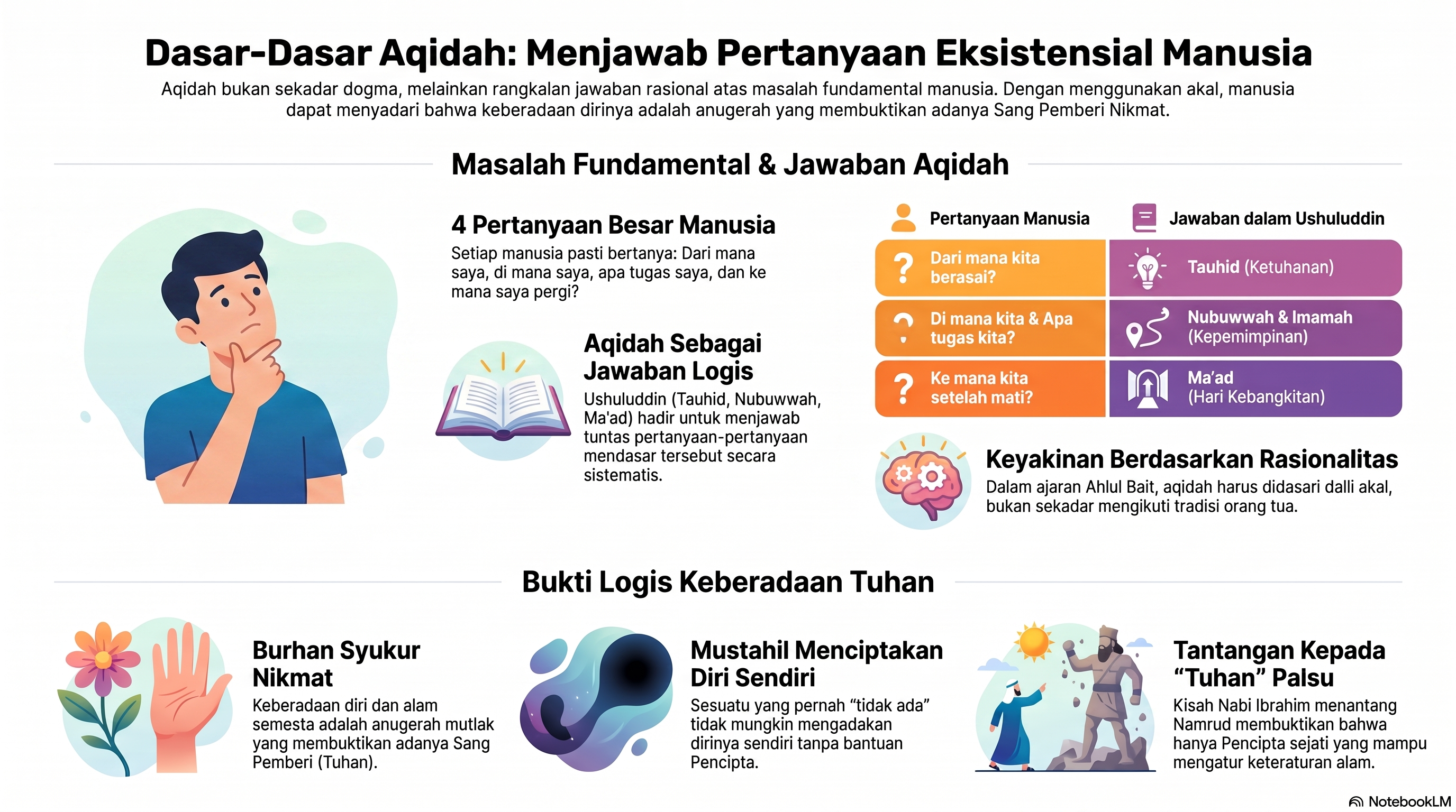 Dasar Dasar Aqidah dan Eksistensi Manusia
