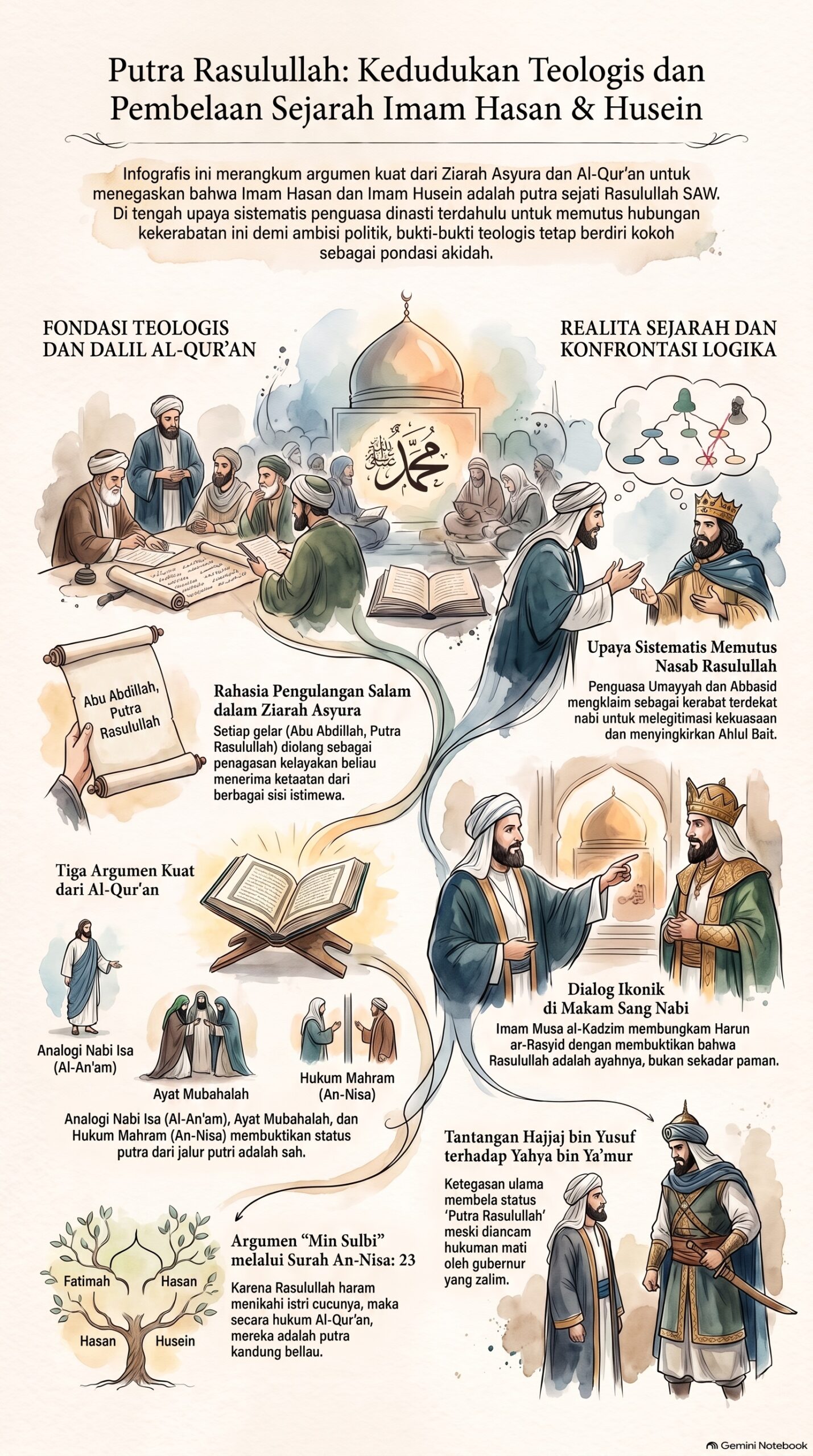 Infografis Status Putra Rasulullah