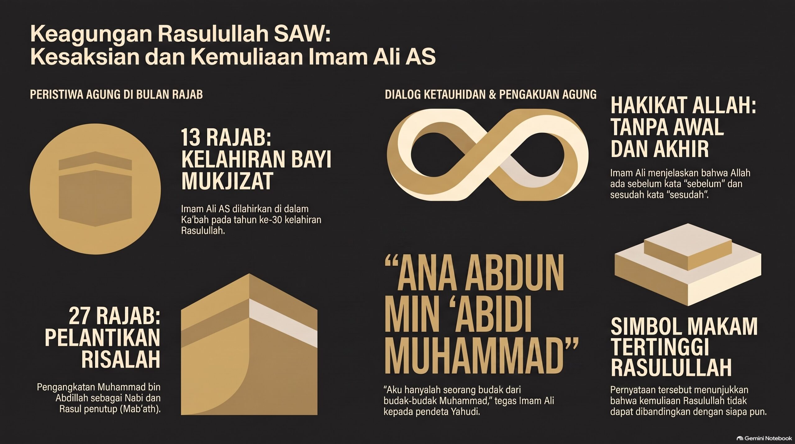 Keagungan Rasulullah dan Imam Ali