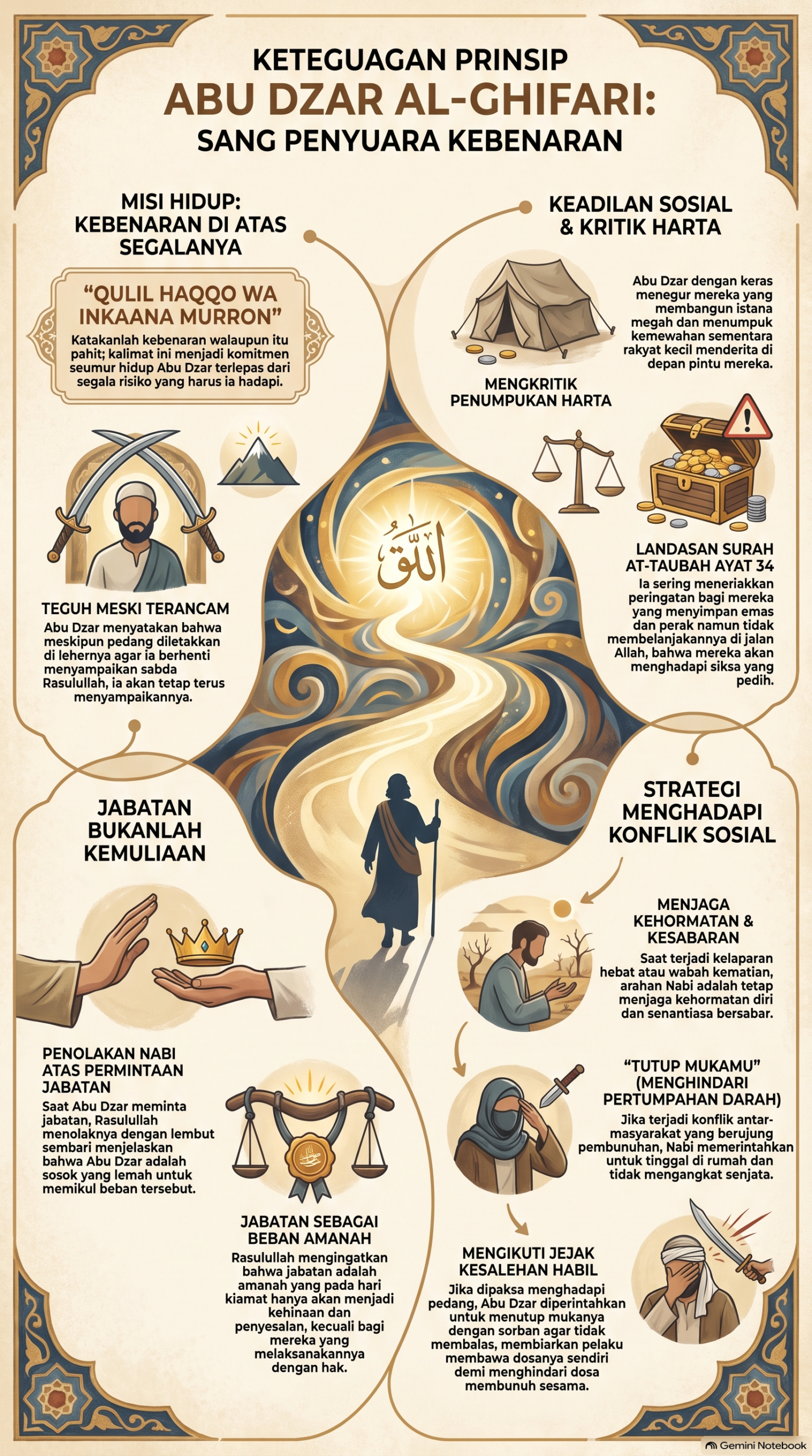 Keteguhan Prinsip Abu Dzar Al Ghifari