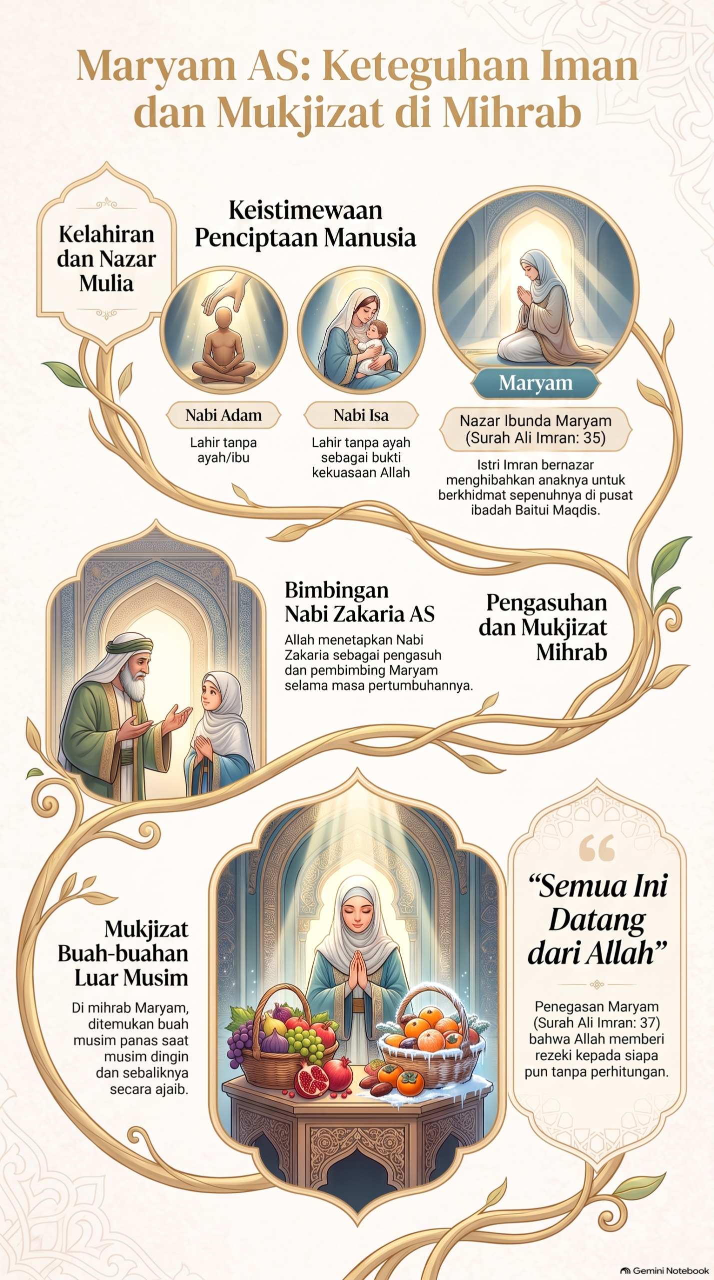 Kisah Keteguhan Iman Maryam AS