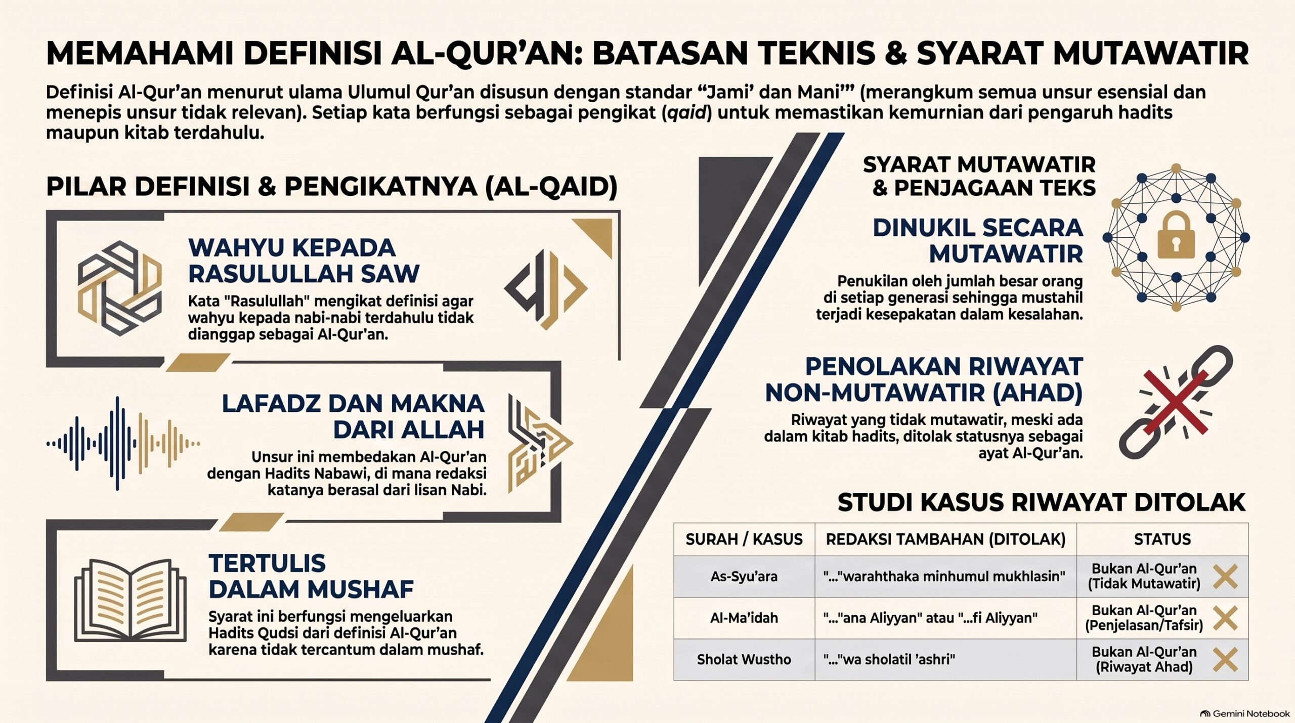 Memahami Definisi Teknis Al Qur an