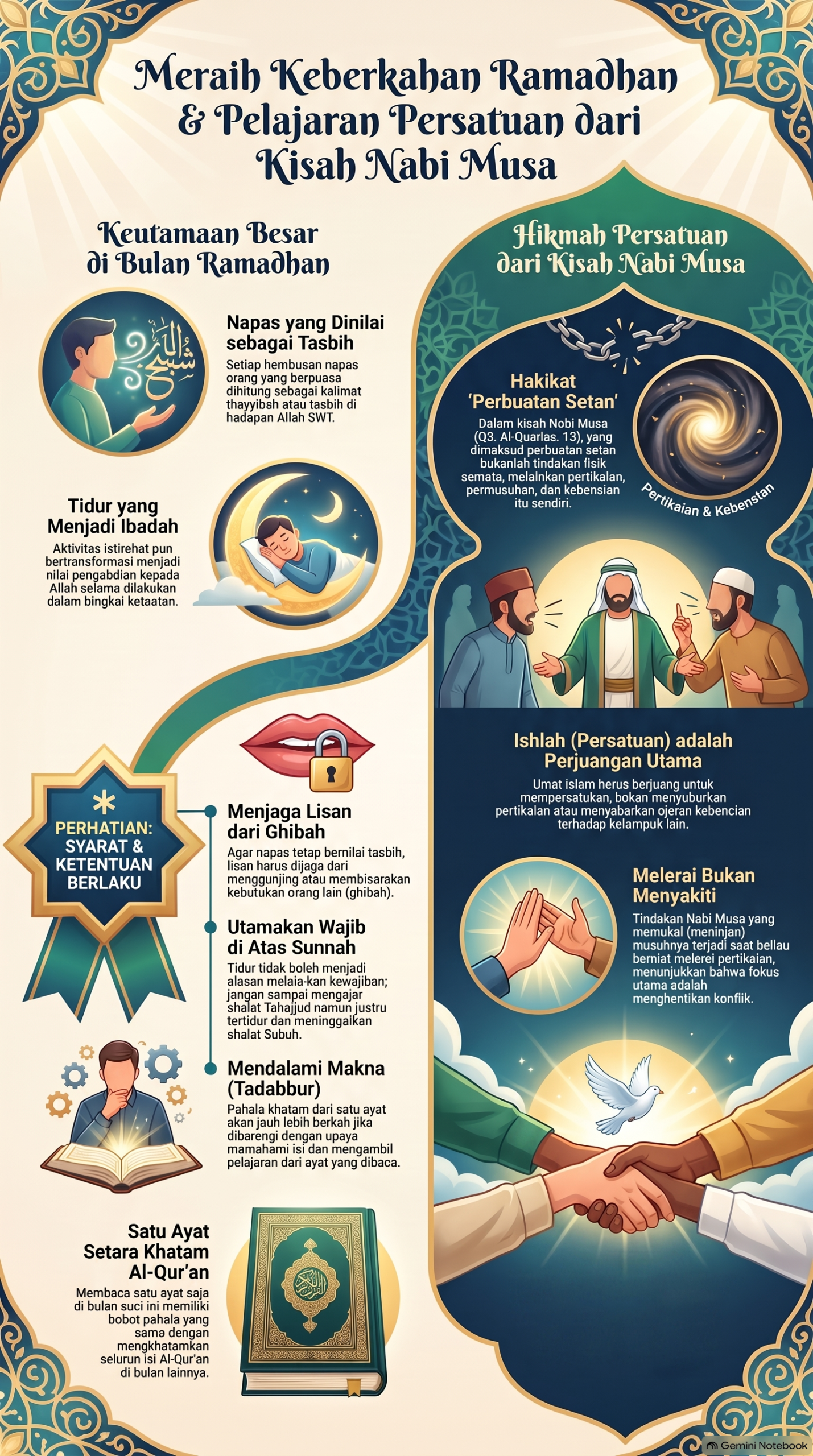 Ramadhan dan Persatuan Nabi Musa