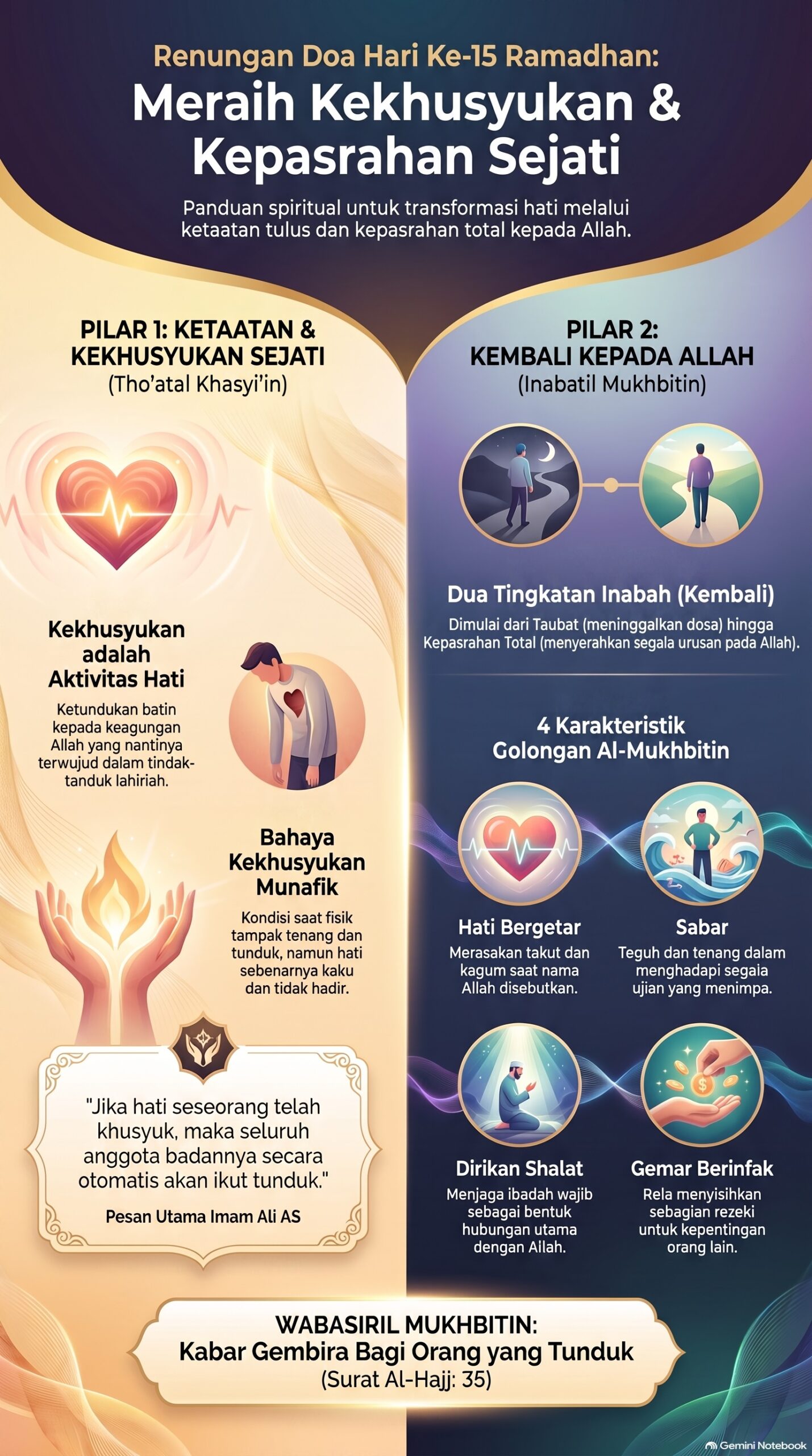 Renungan Kekhusyukan dan Kepasrahan Ramadhan