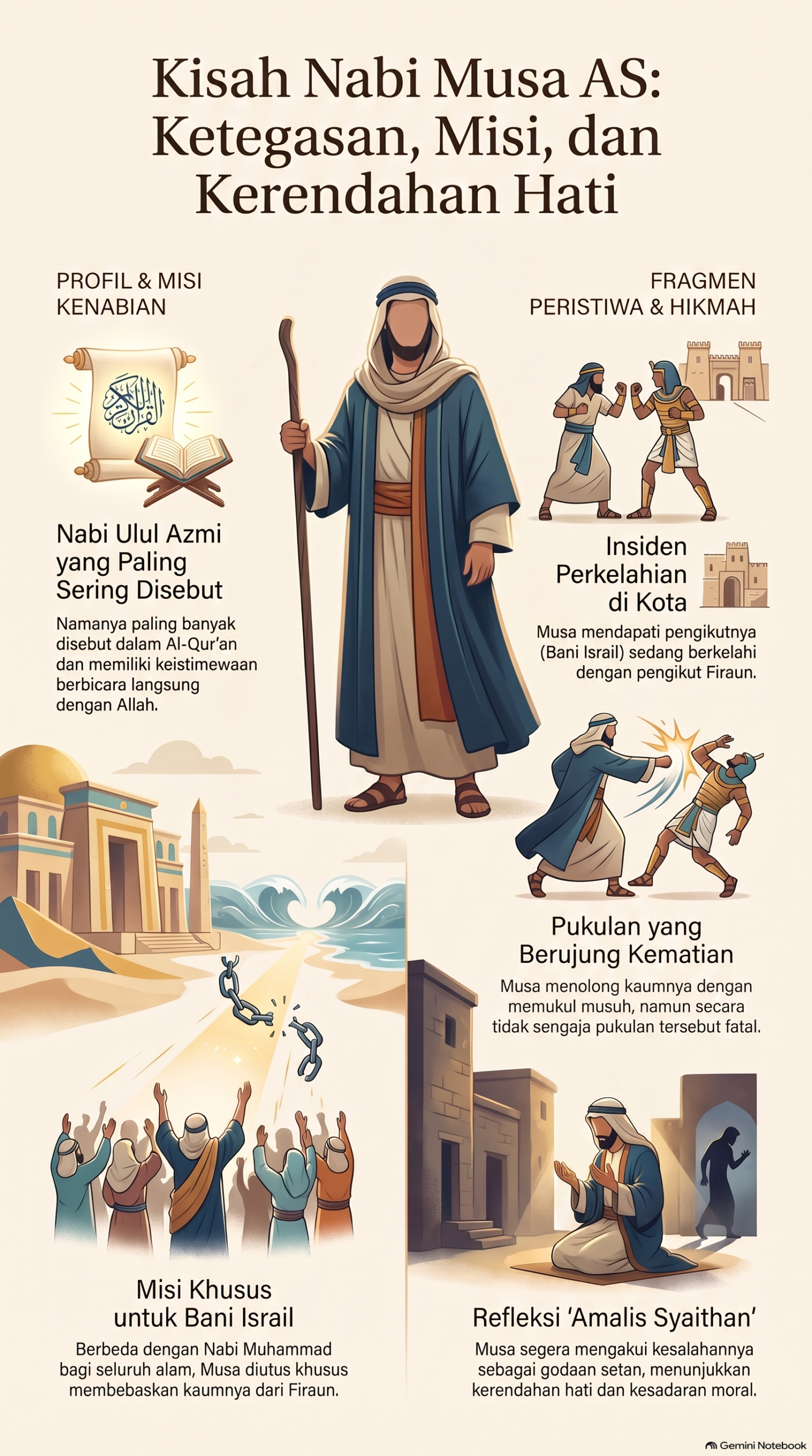 Ringkasan Kisah Nabi Musa AS
