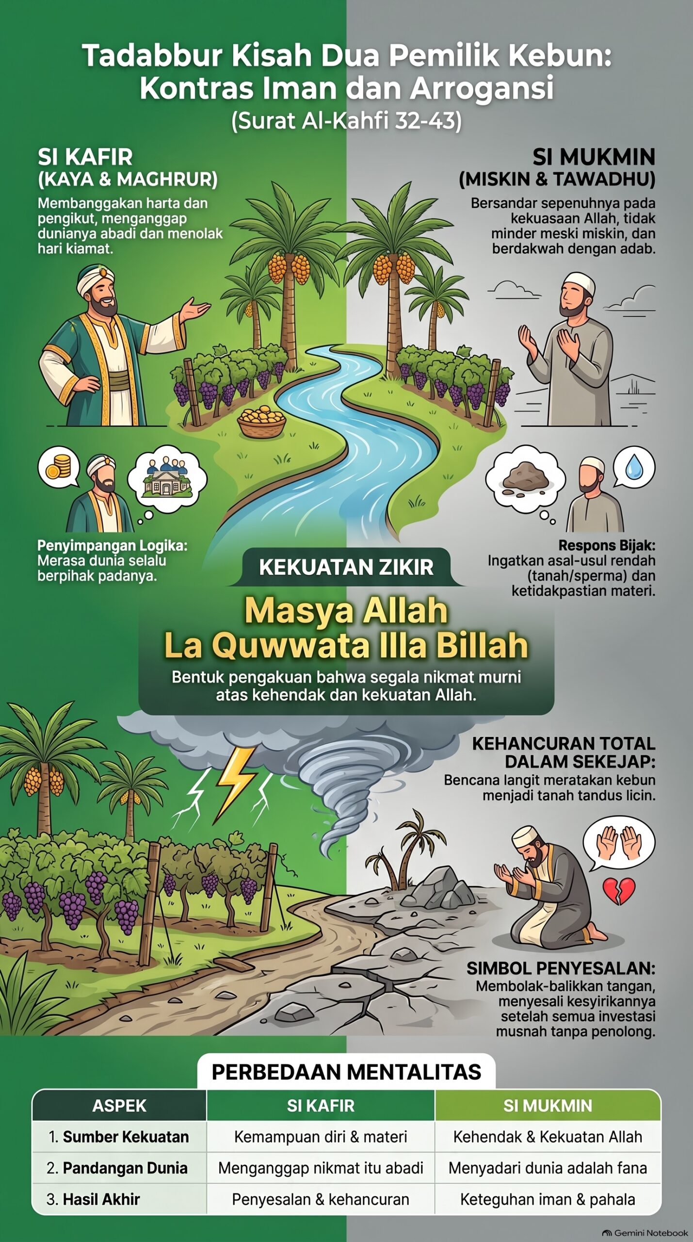 Tadabbur Kisah Dua Pemilik Kebun