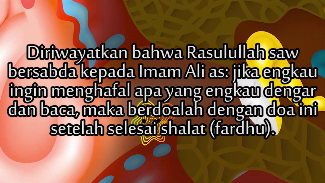 Doa Agar Kuat Hafalan