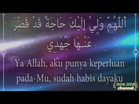 Doa Ketika Menyampaikan Permohonan kepada Allah swt Sebagaimana Diajarkan Rasulullah saw