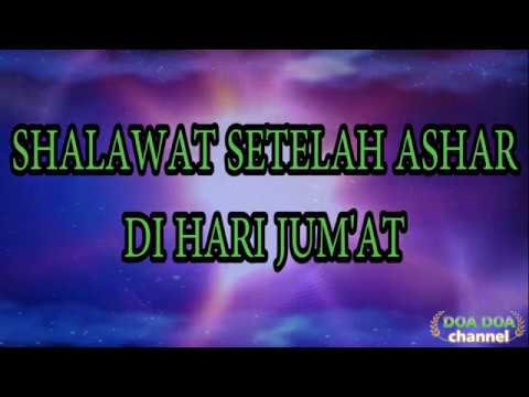 Shalawat Setelah Ashar Di Hari Jum’at