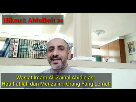 Wasiat Terakhir Imam Ali Zainal Abidin as Kepada Imam Muhammad Al Baqir as
