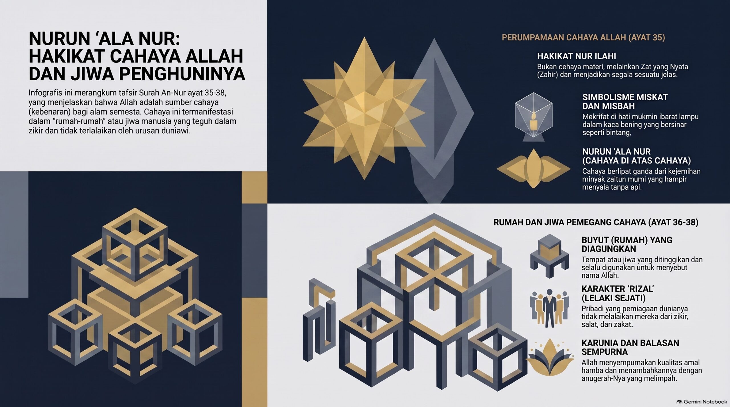 Infografis Tafsir Surah An Nur