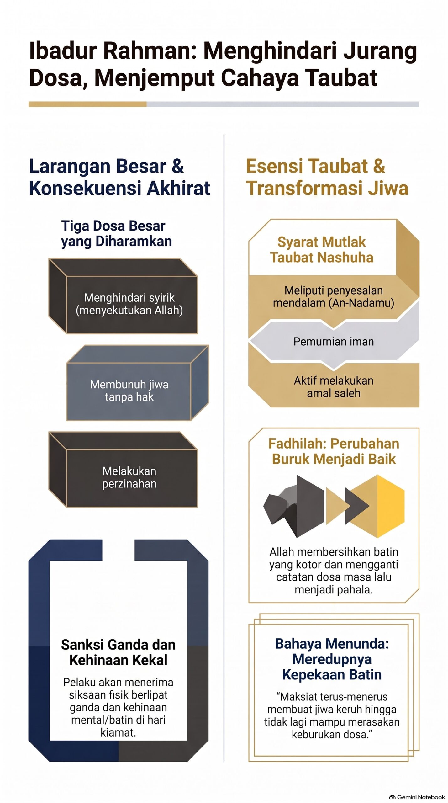 Panduan Ibadur Rahman Menuju Taubat