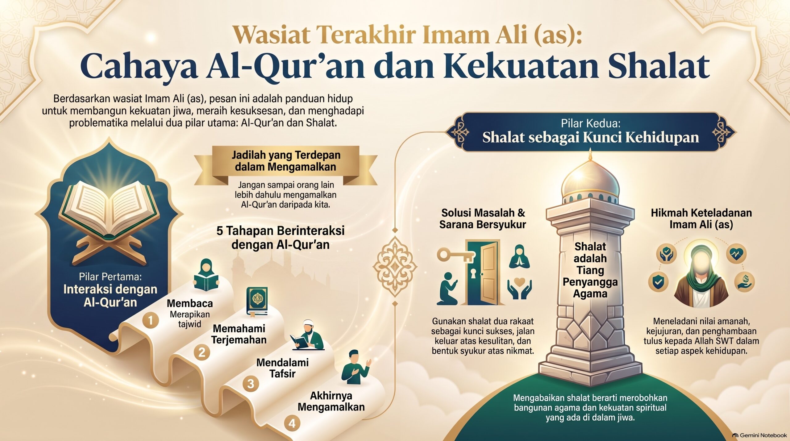 Wasiat Quran dan Kekuatan Shalat
