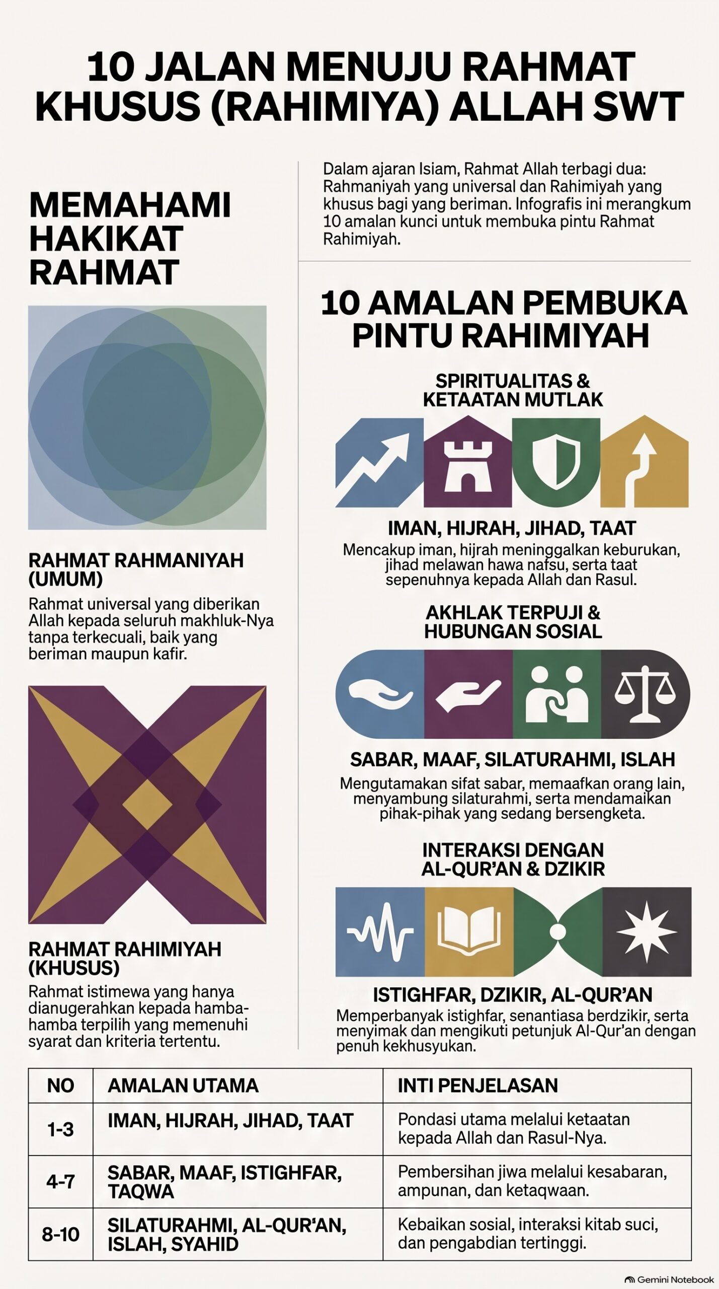 10 Jalan Menuju Rahmat Rahimiyah