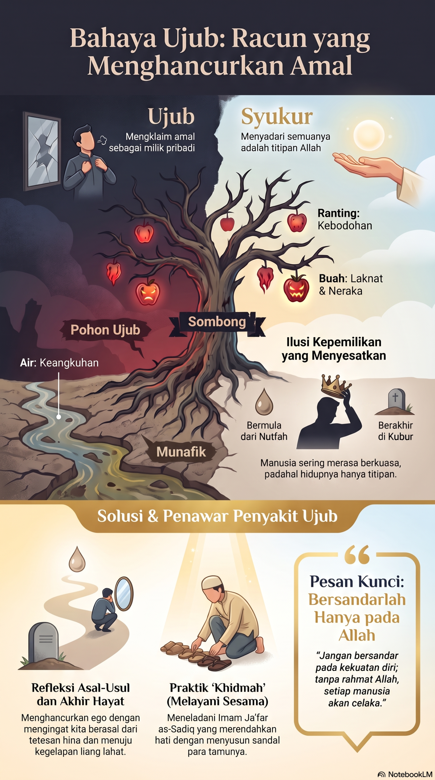 Bahaya Ujub dan Solusinya
