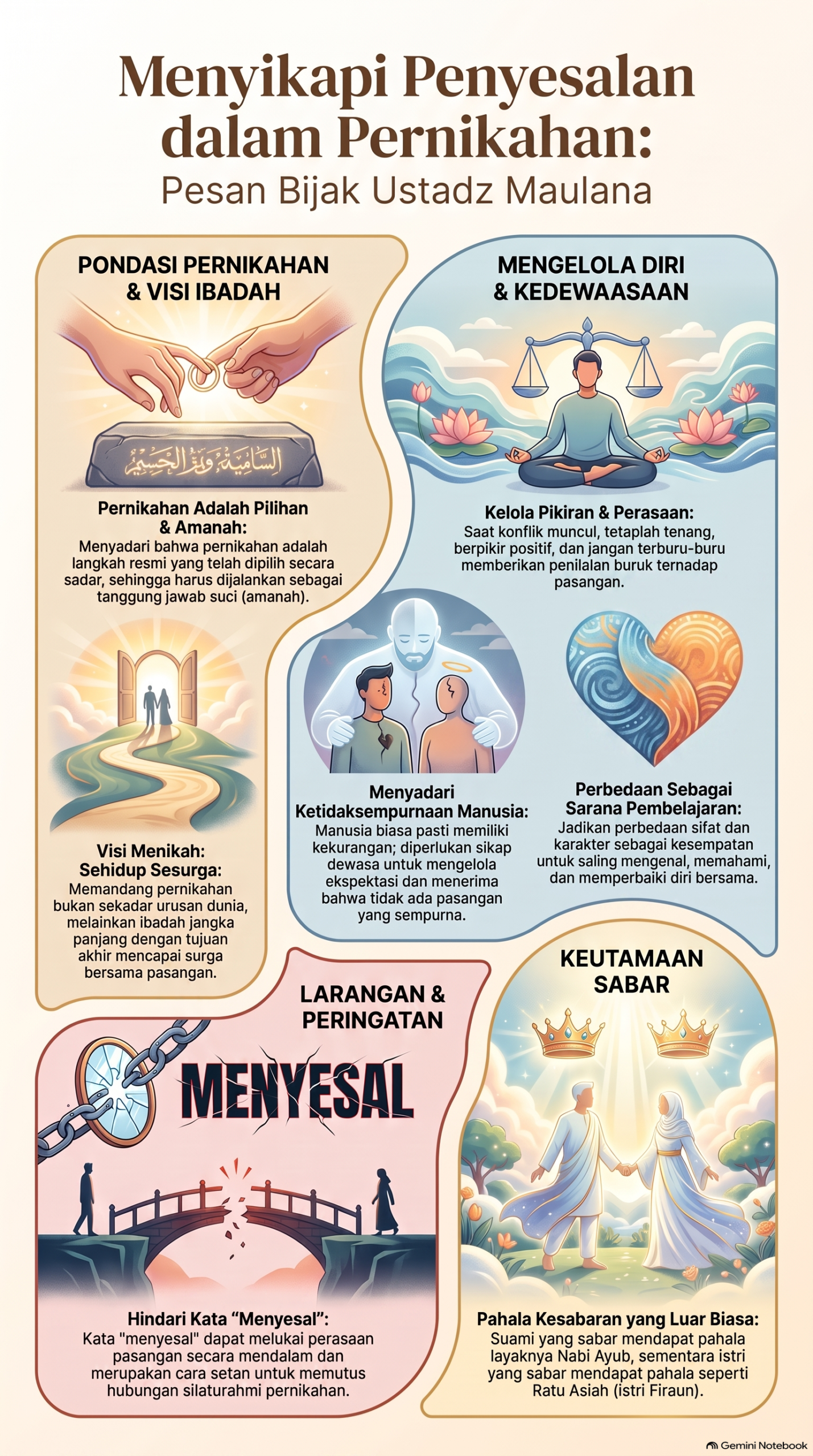 Bijak Menyikapi Penyesalan dalam Pernikahan