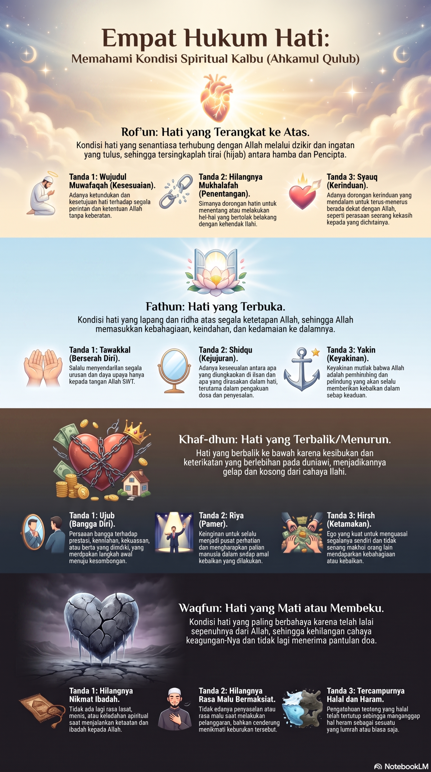 Empat Kondisi Spiritual Hati Manusia