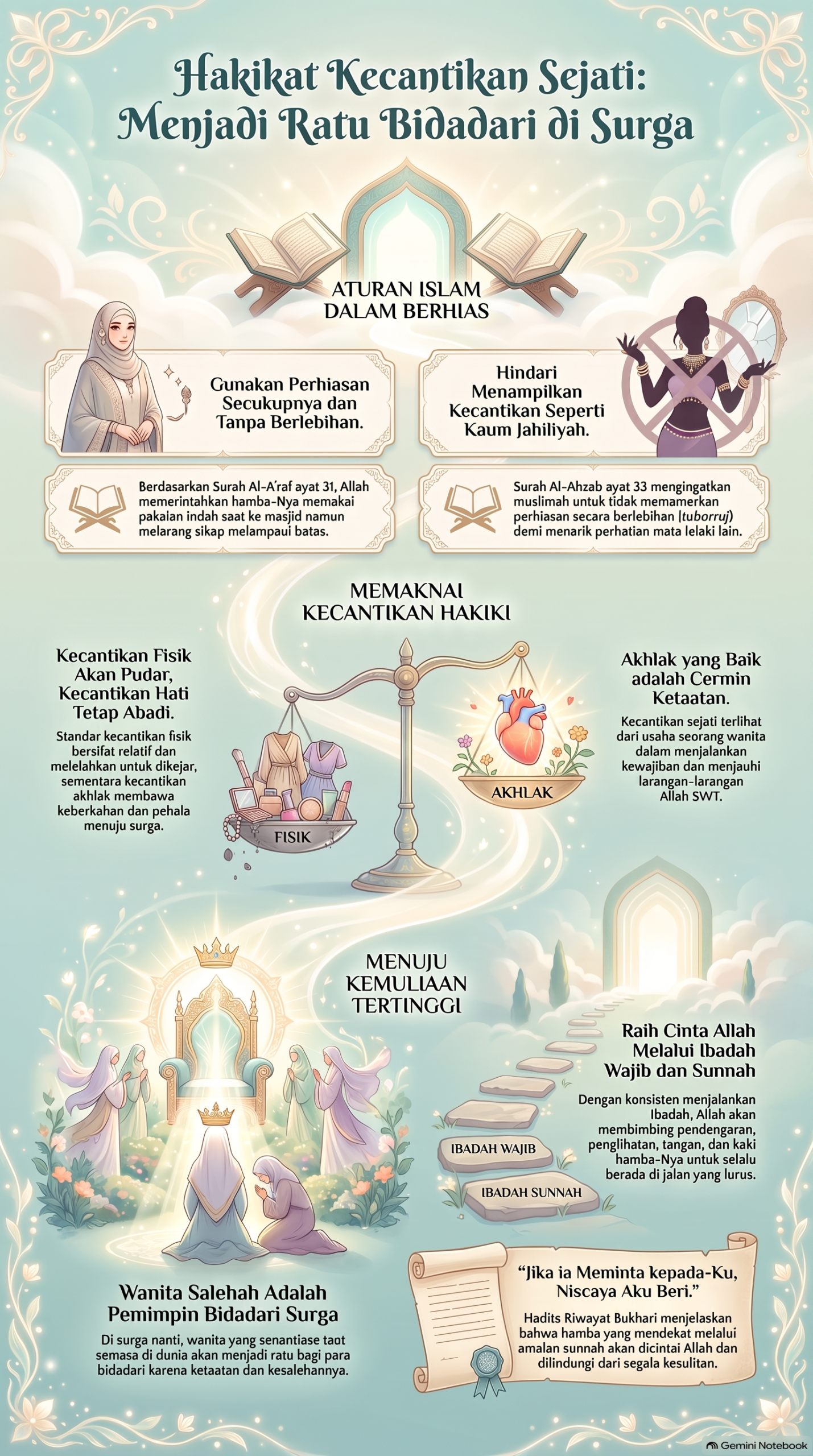 Hakikat Kecantikan Sejati Wanita Muslimah