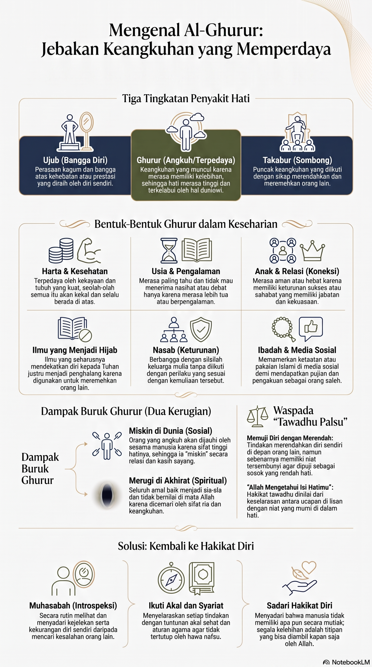 Mengenal Bahaya Penyakit Al Ghurur