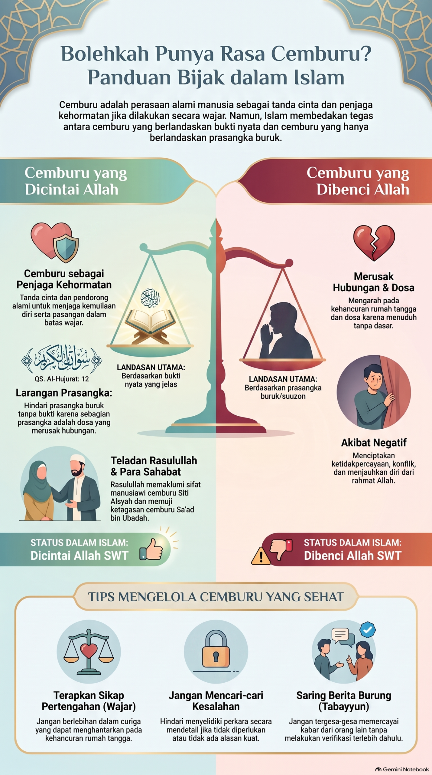 Panduan Bijak Cemburu dalam Islam
