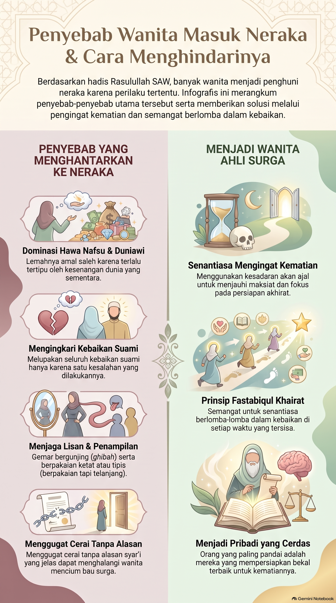 Penyebab Neraka dan Cara Menghindarinya