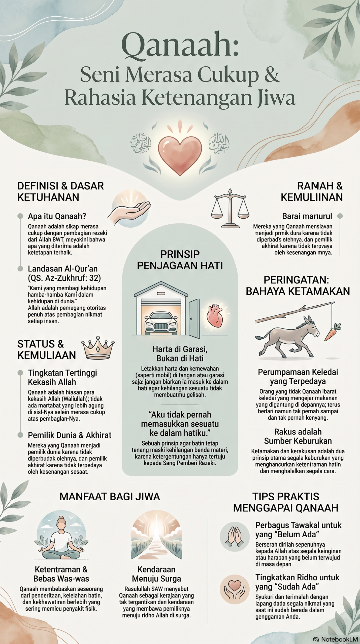 Qanaah Seni Merasa Cukup