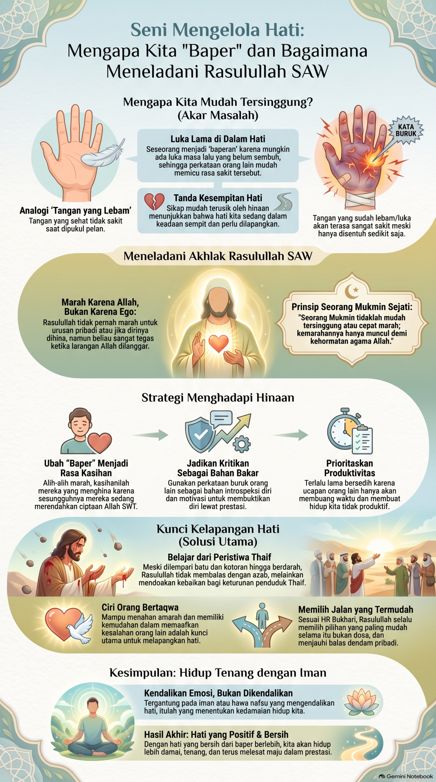 Seni Mengelola Hati Islami