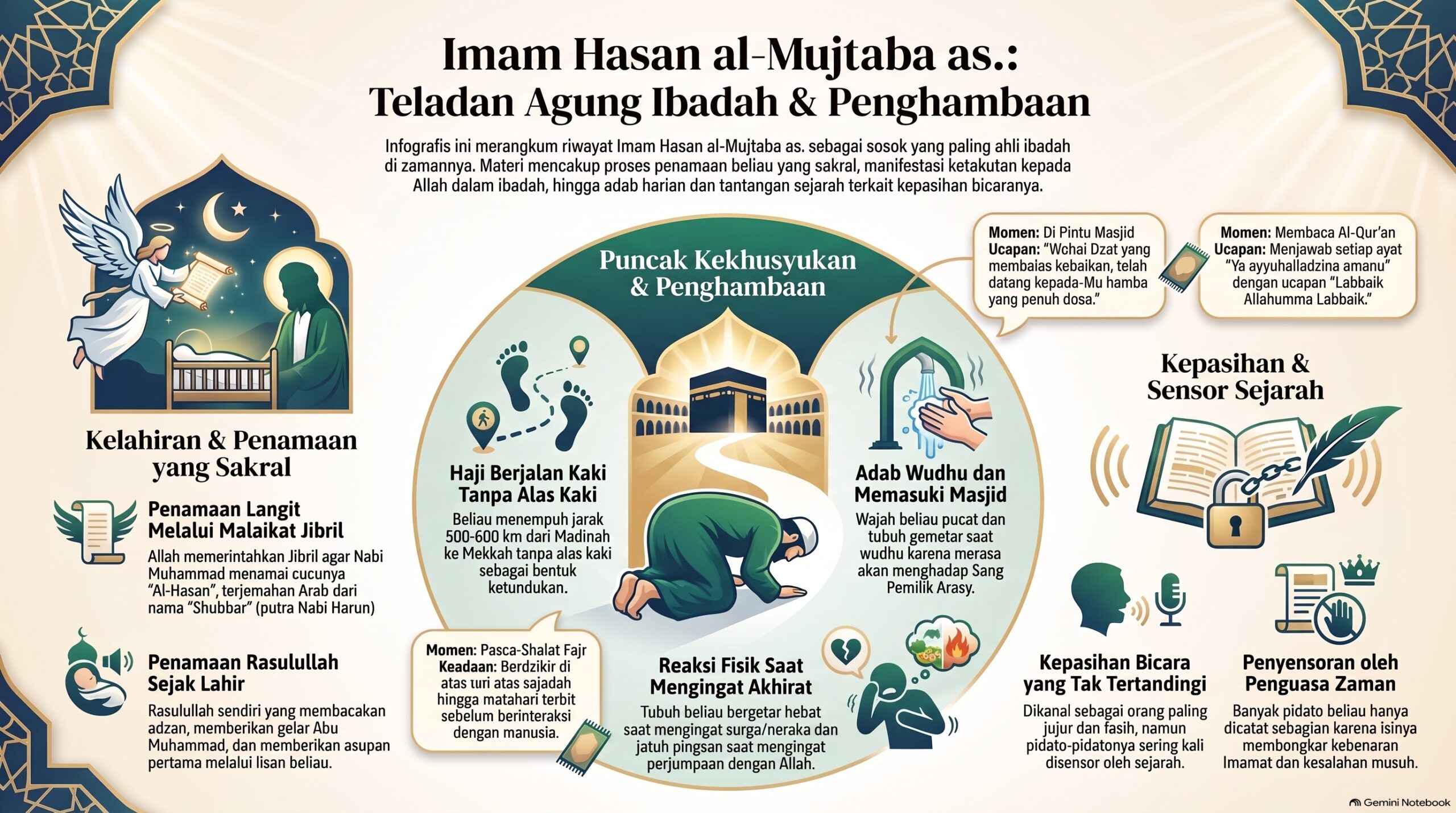 Teladan Ibadah Imam Hasan al Mujtaba