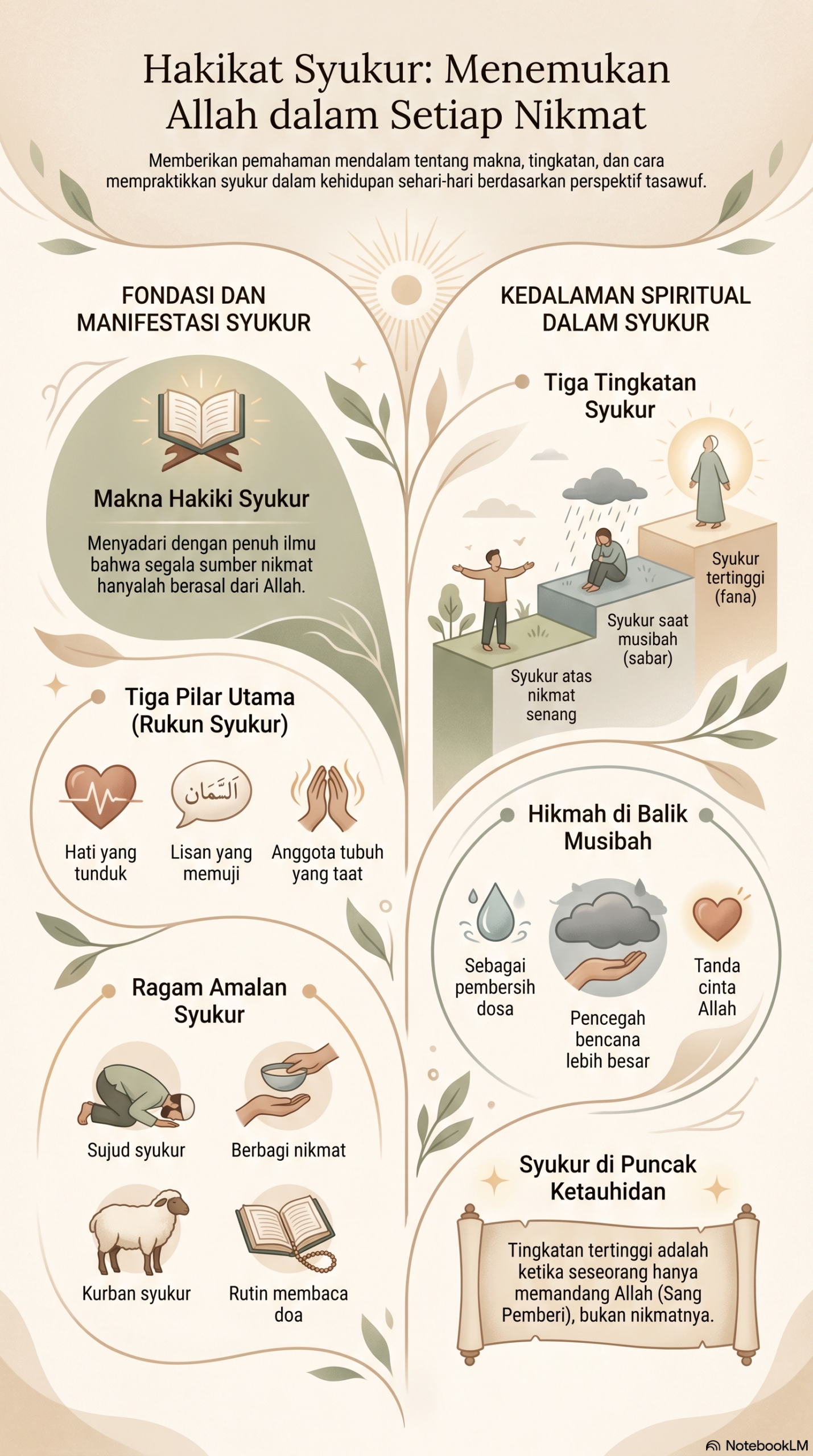 Tasawuf 22 Hakikat Syukur dan Maknanya