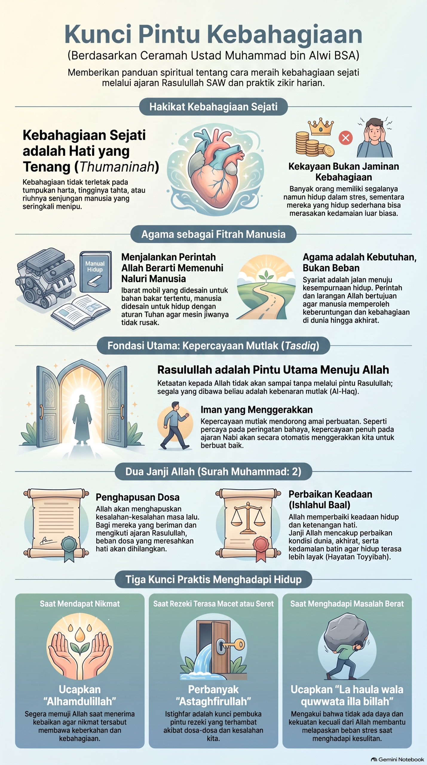 Kunci Pintu Kebahagiaan Sejati