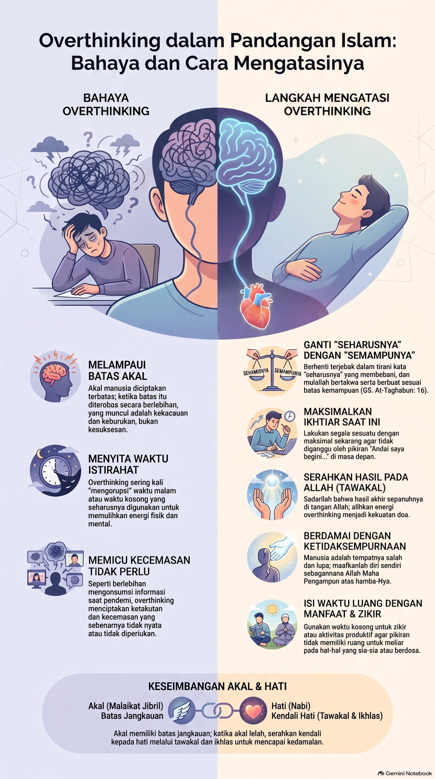 Mengatasi Overthinking dalam Pandangan Islam