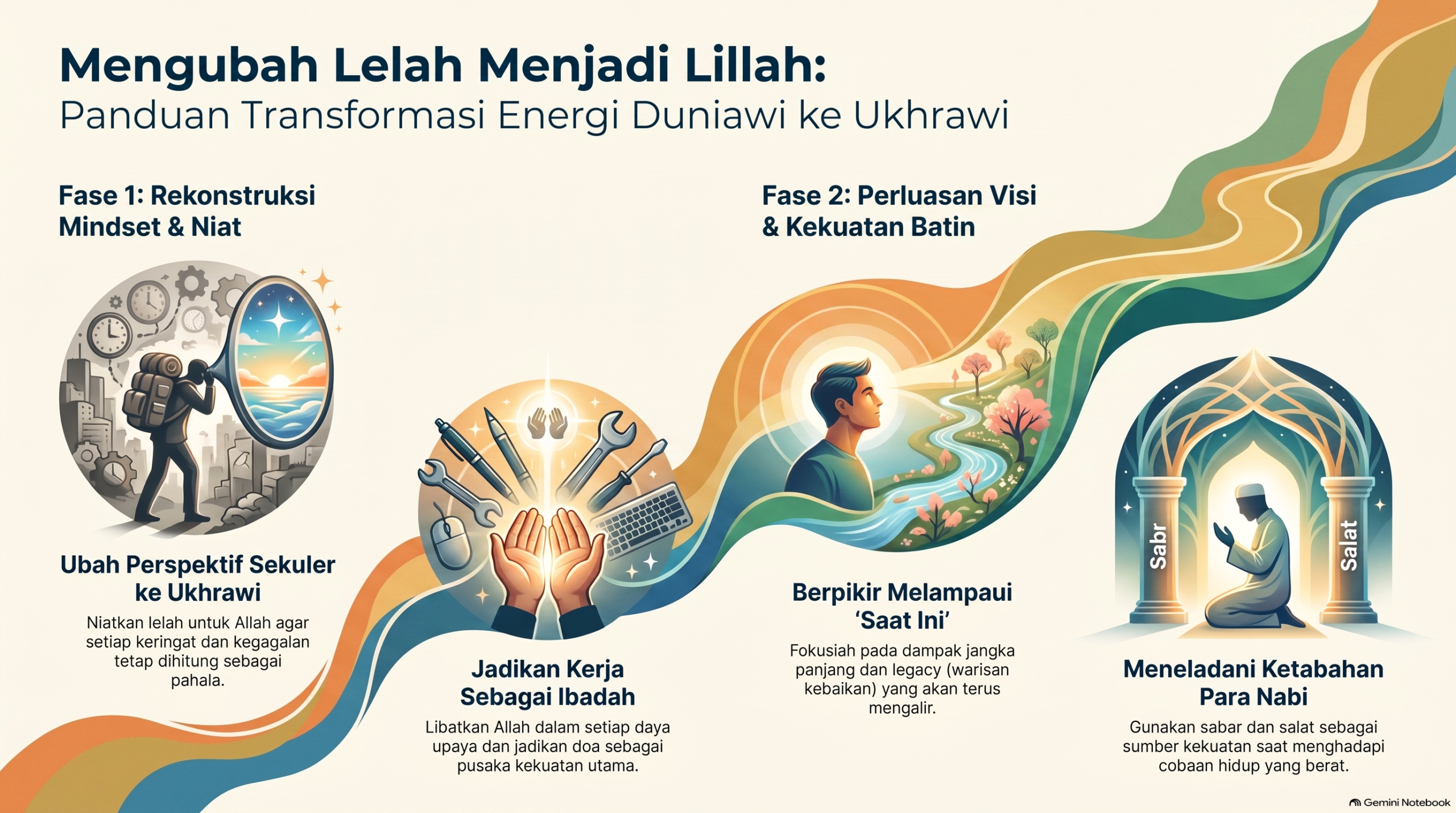 Mengubah Lelah Menjadi Lillah