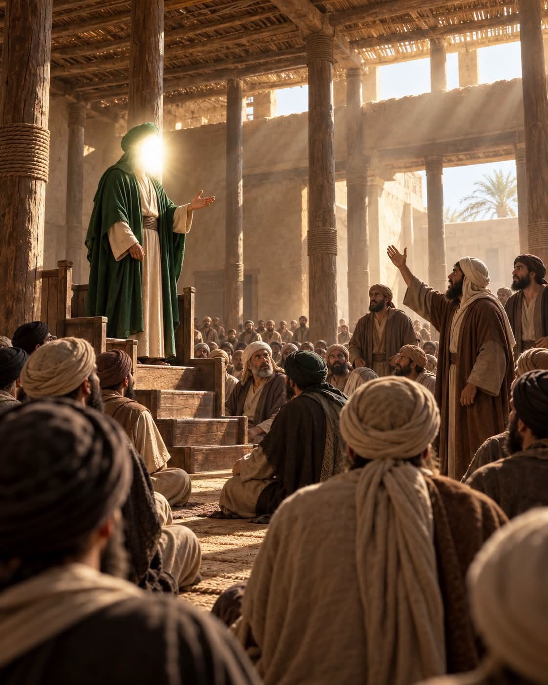 Mereka memotong khutbah
