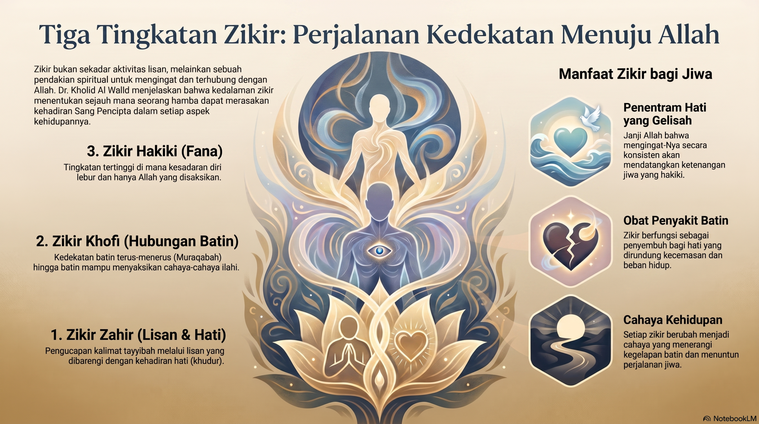Tasawuf 32 Tiga Tingkatan dan Manfaat Zikir