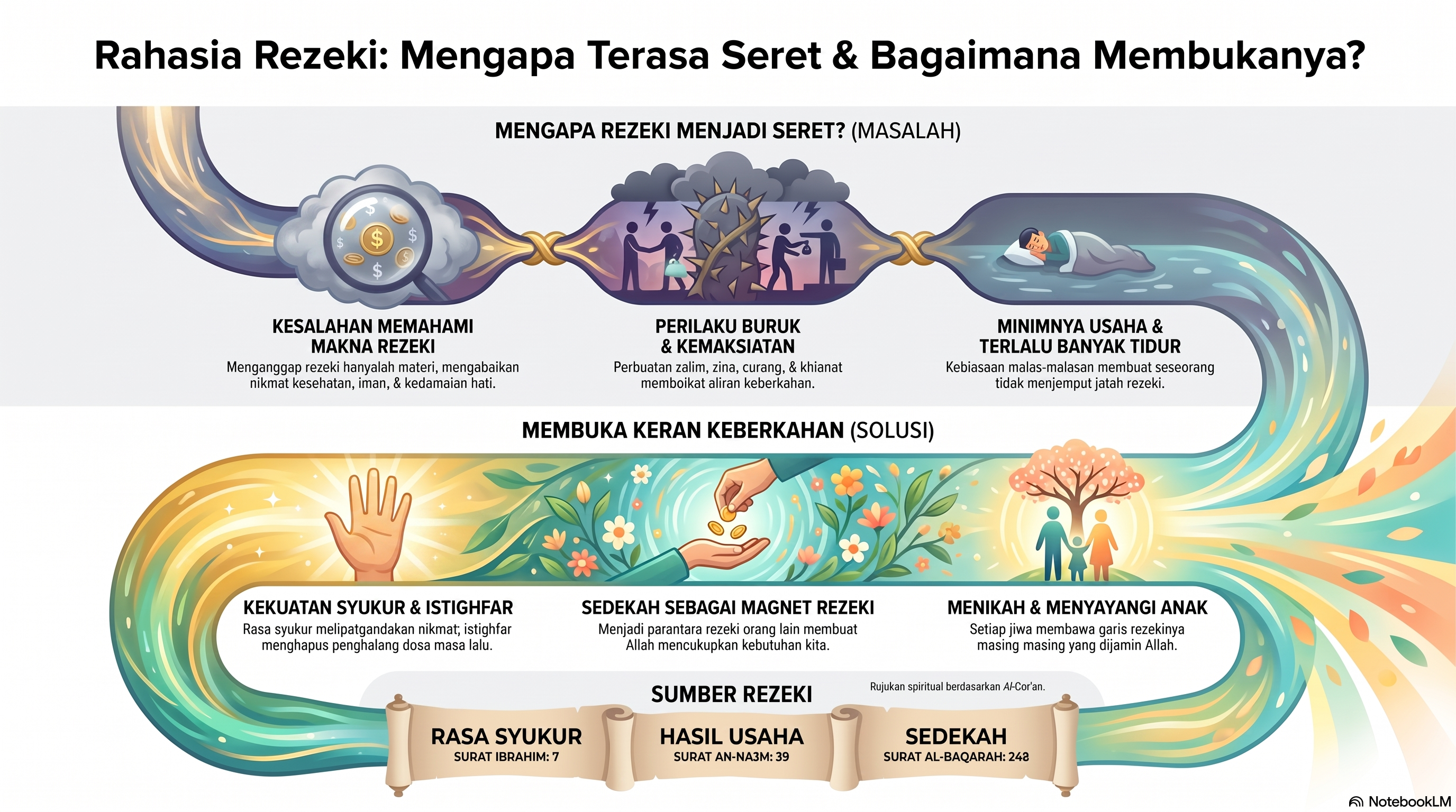 Rahasia Rezeki dan Cara Membukanya