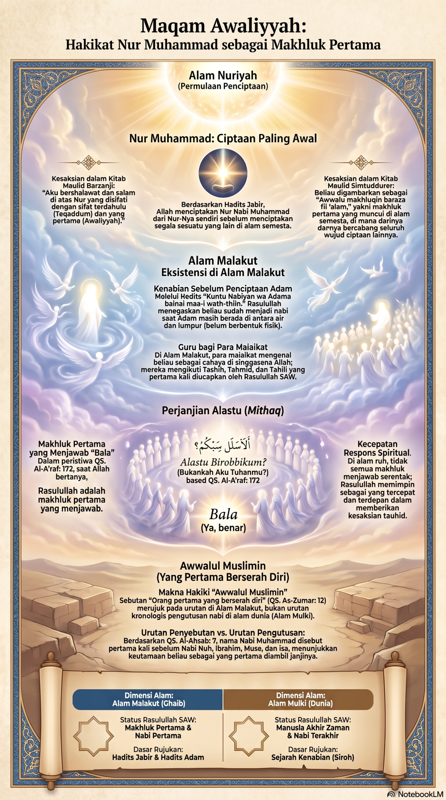 Hakikat Nur Muhammad Makhluk Pertama