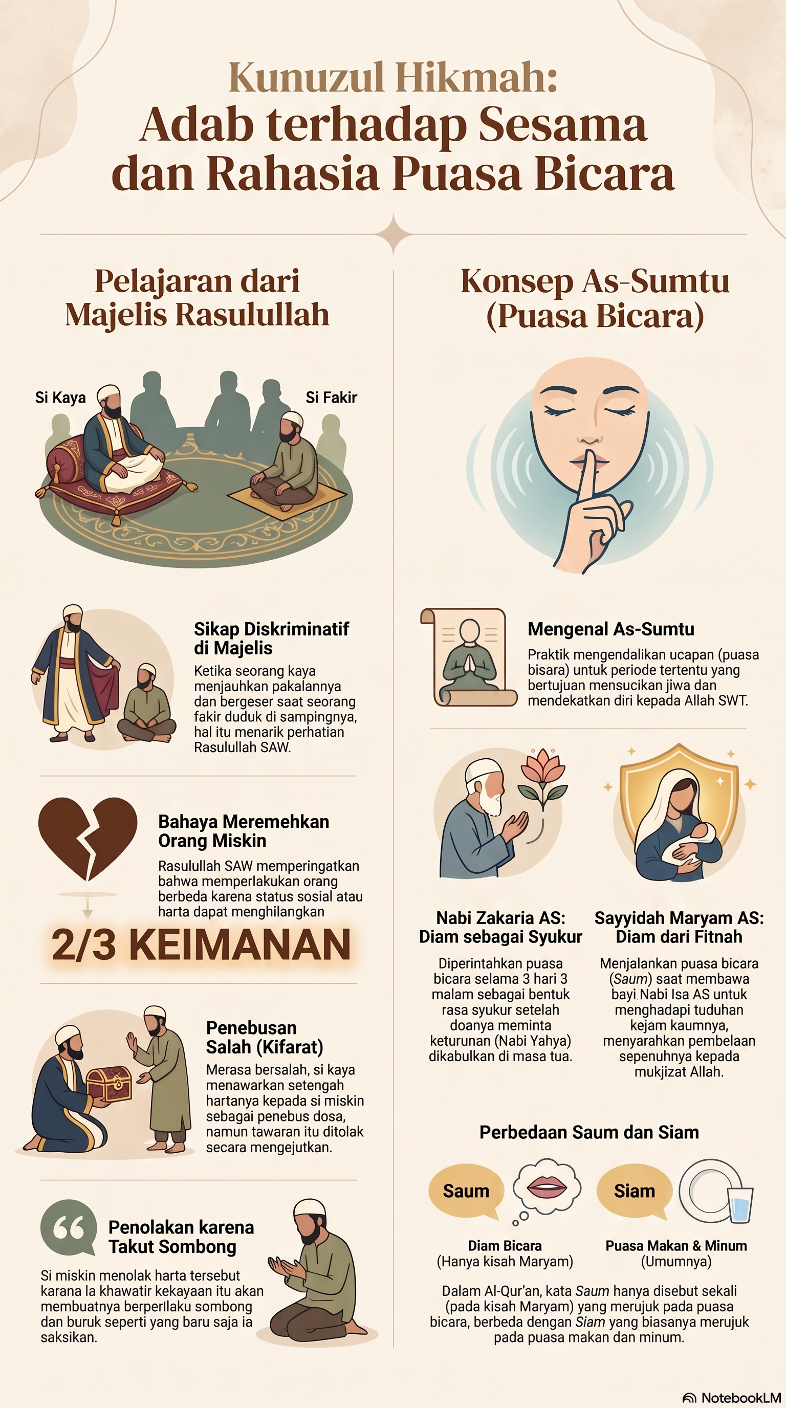 Adab Sesama dan Puasa Bicara