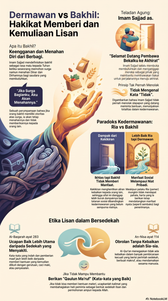 Dermawan vs Bakhil Hakikat Memberi