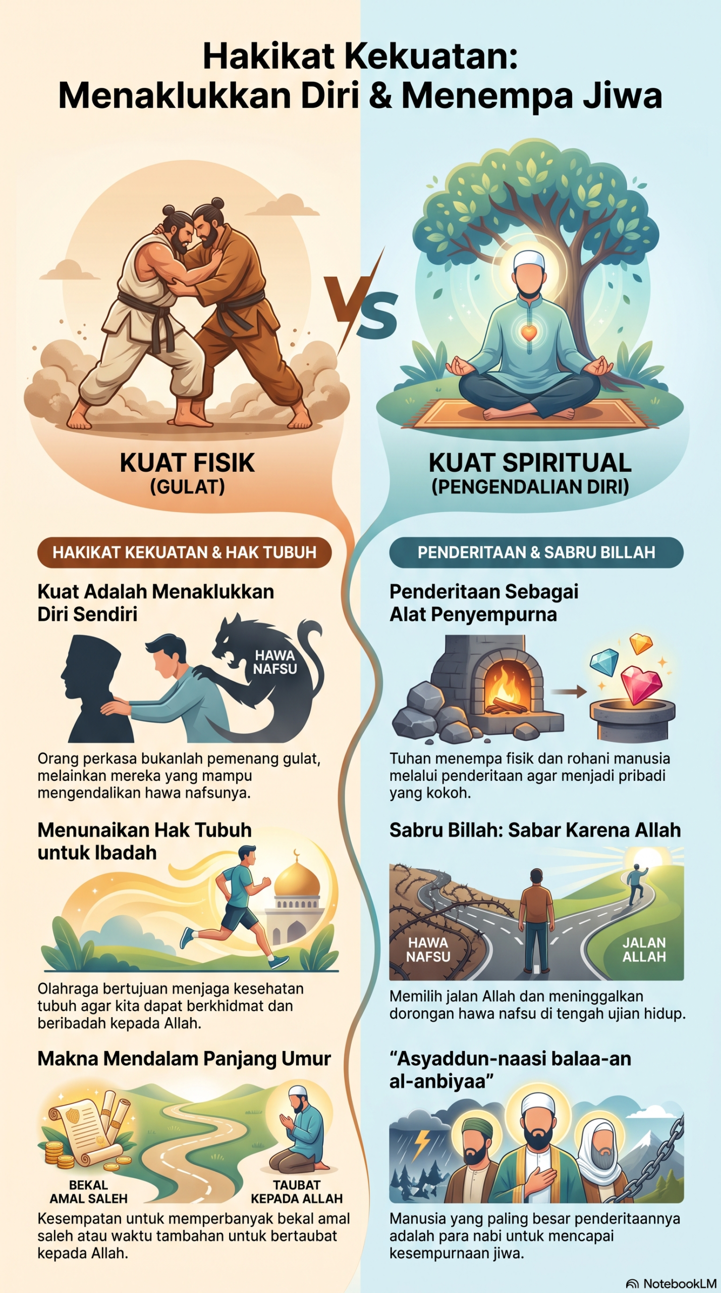 Hakikat Kekuatan Fisik dan Spiritual