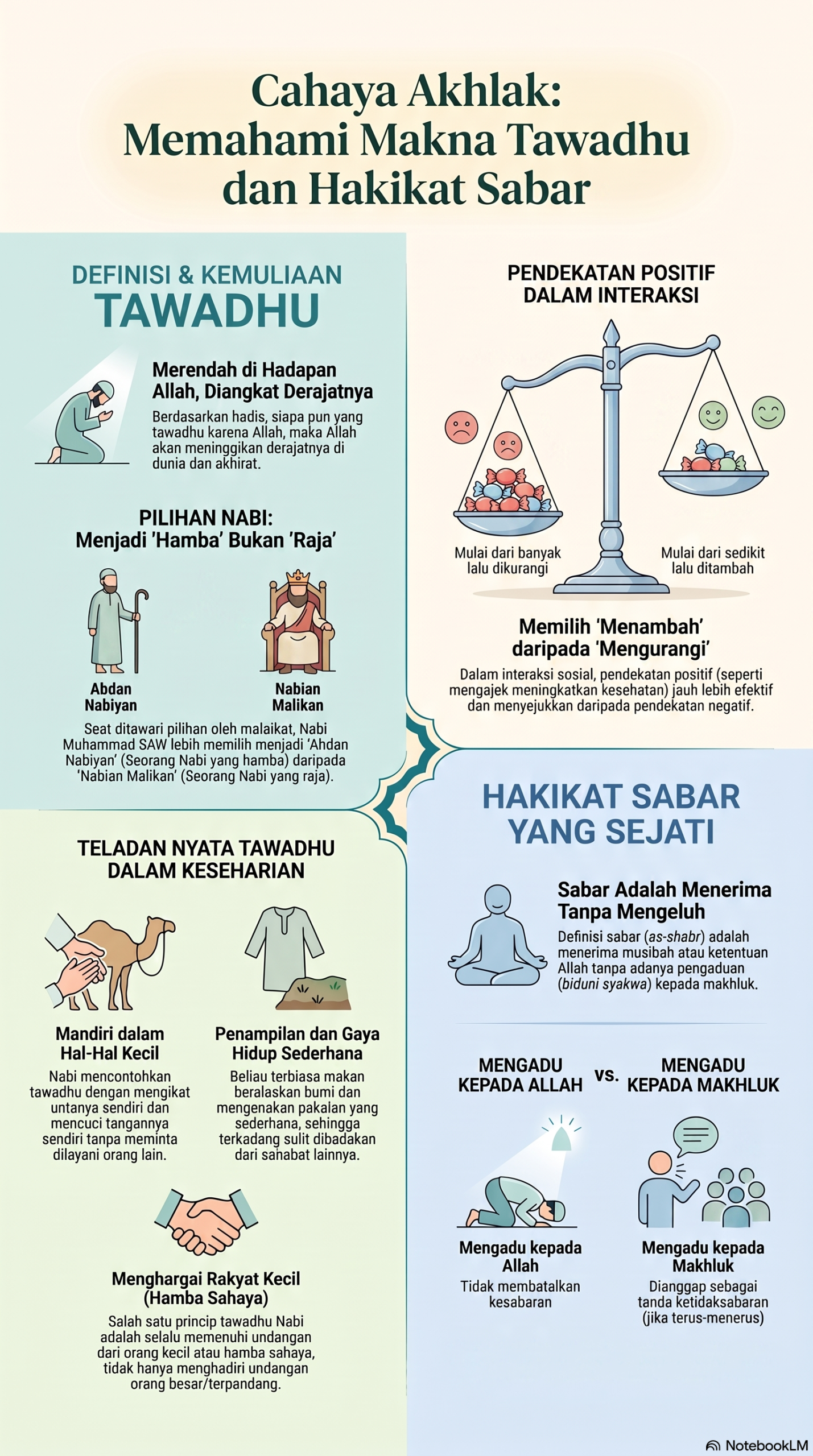Memahami Makna Tawadhu dan Sabar