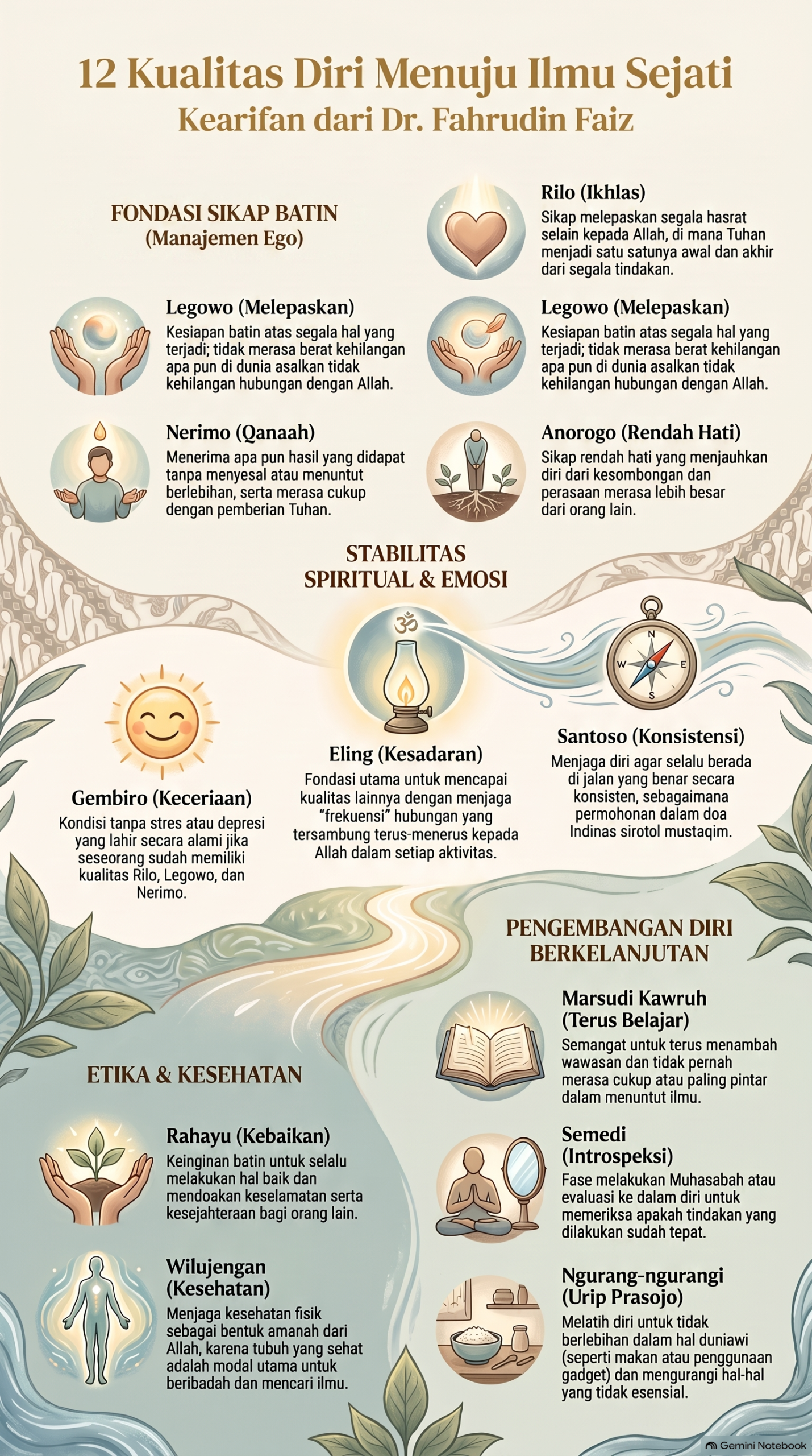 12 Kualitas Diri Ilmu Sejati