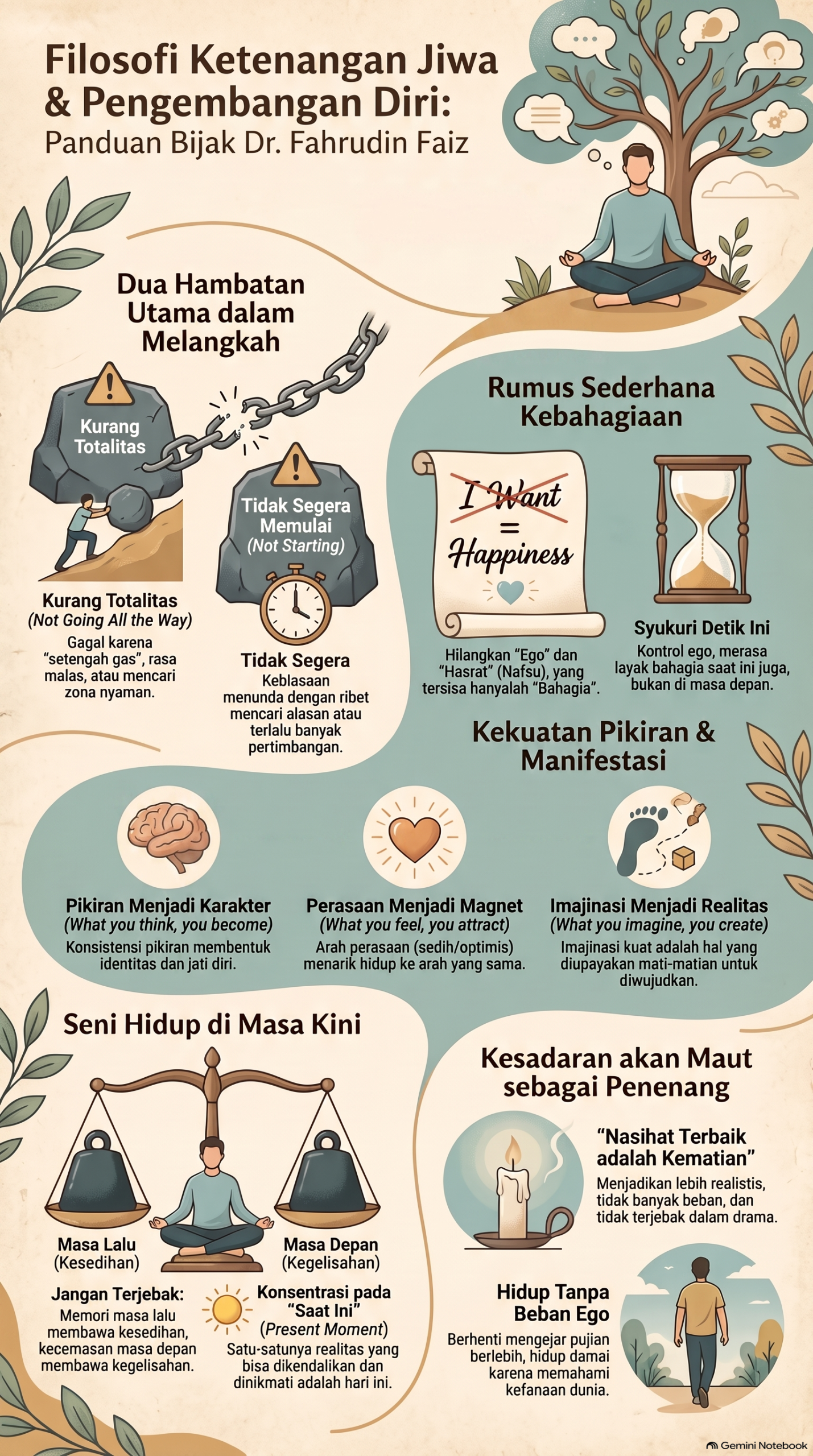 Filosofi Ketenangan dan Pengembangan Diri