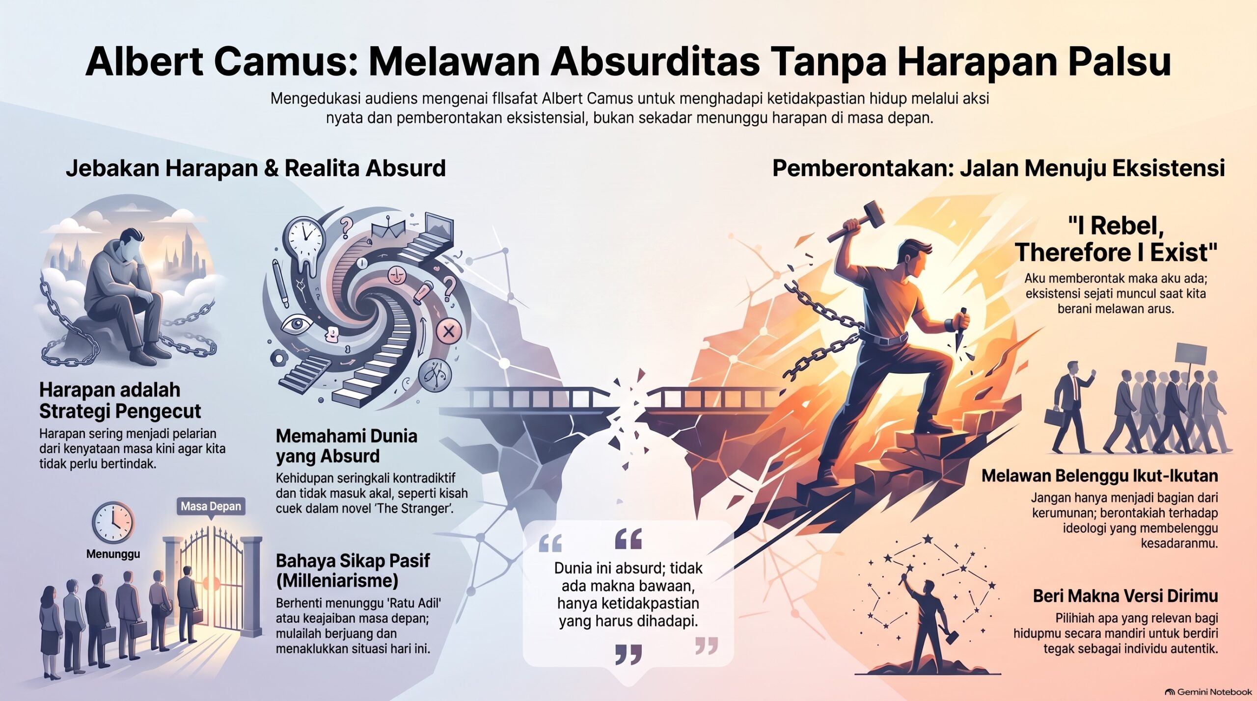 Filsafat Camus Melawan Absurditas Hidup