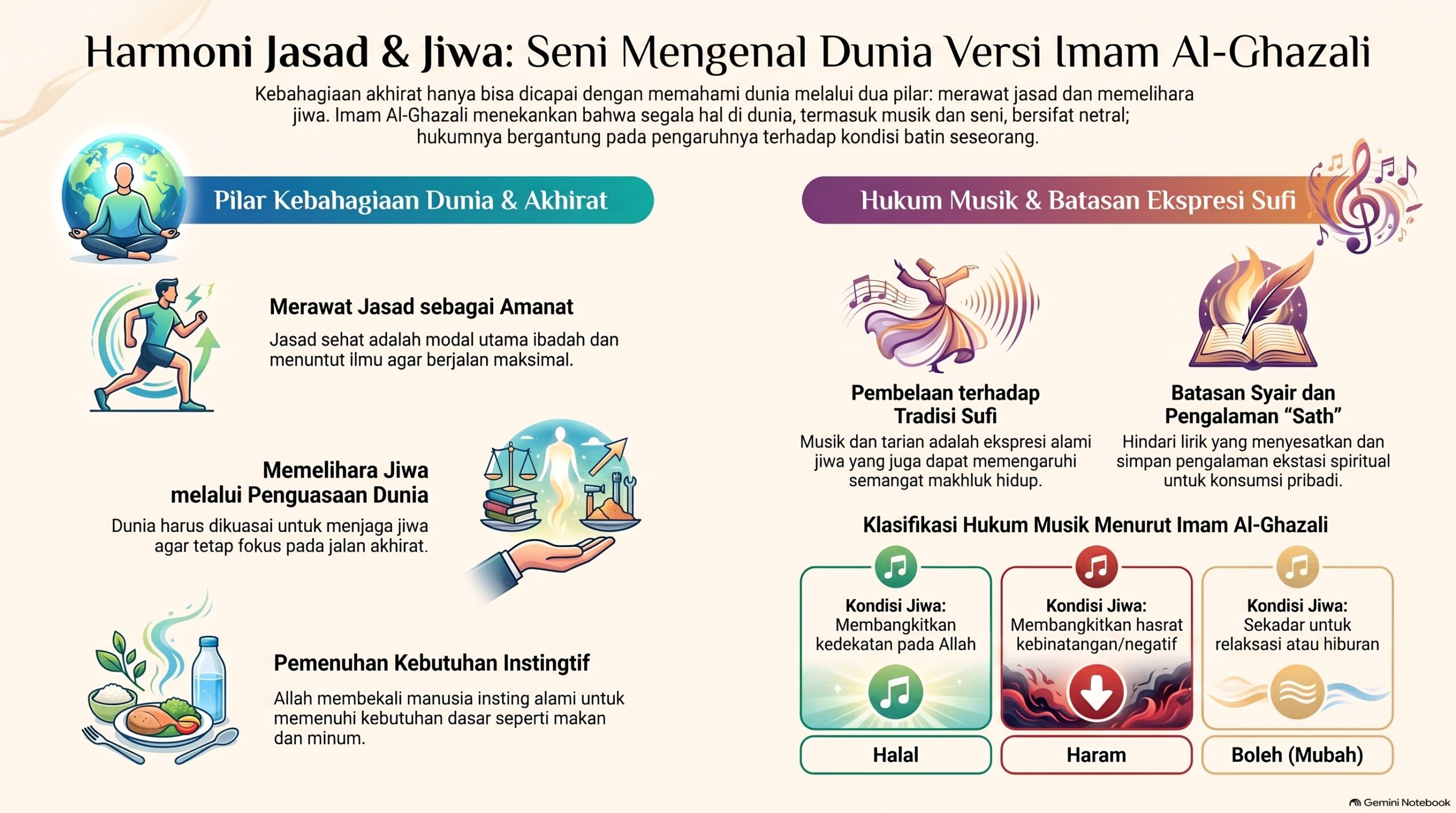 Harmoni Jasad dan Jiwa Ghazali