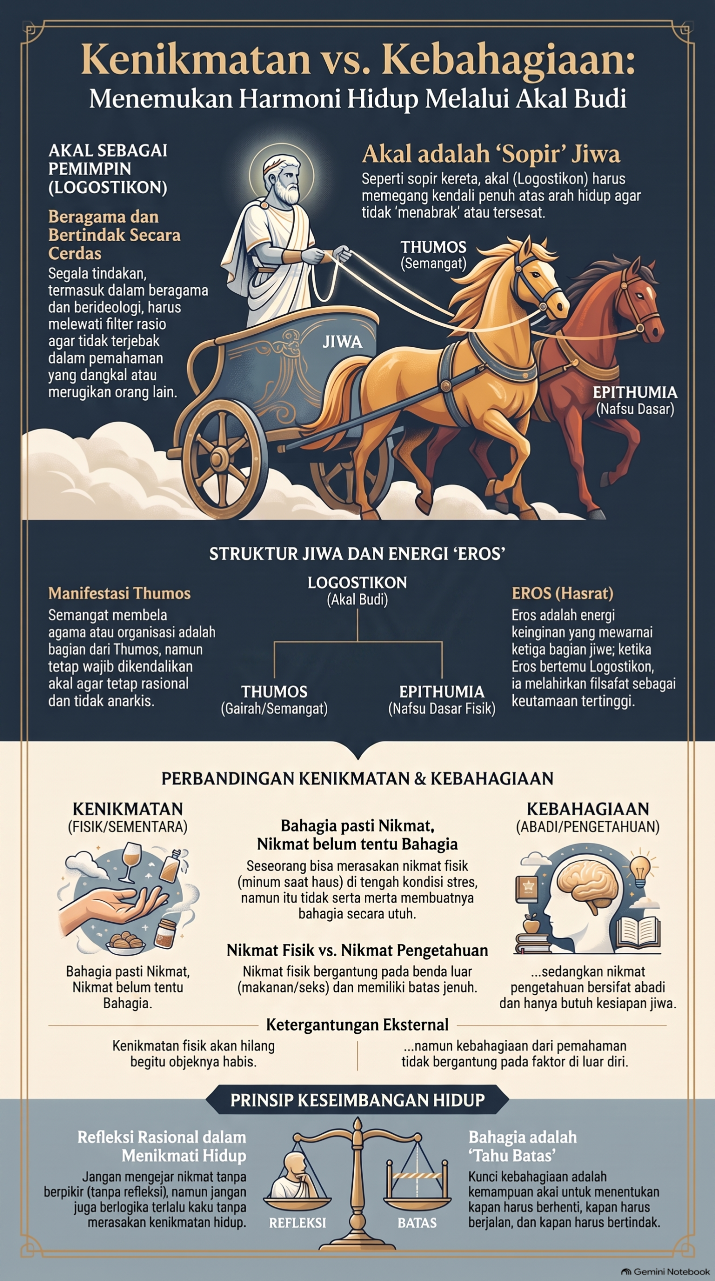 Kenikmatan vs Kebahagiaan Harmoni Hidup